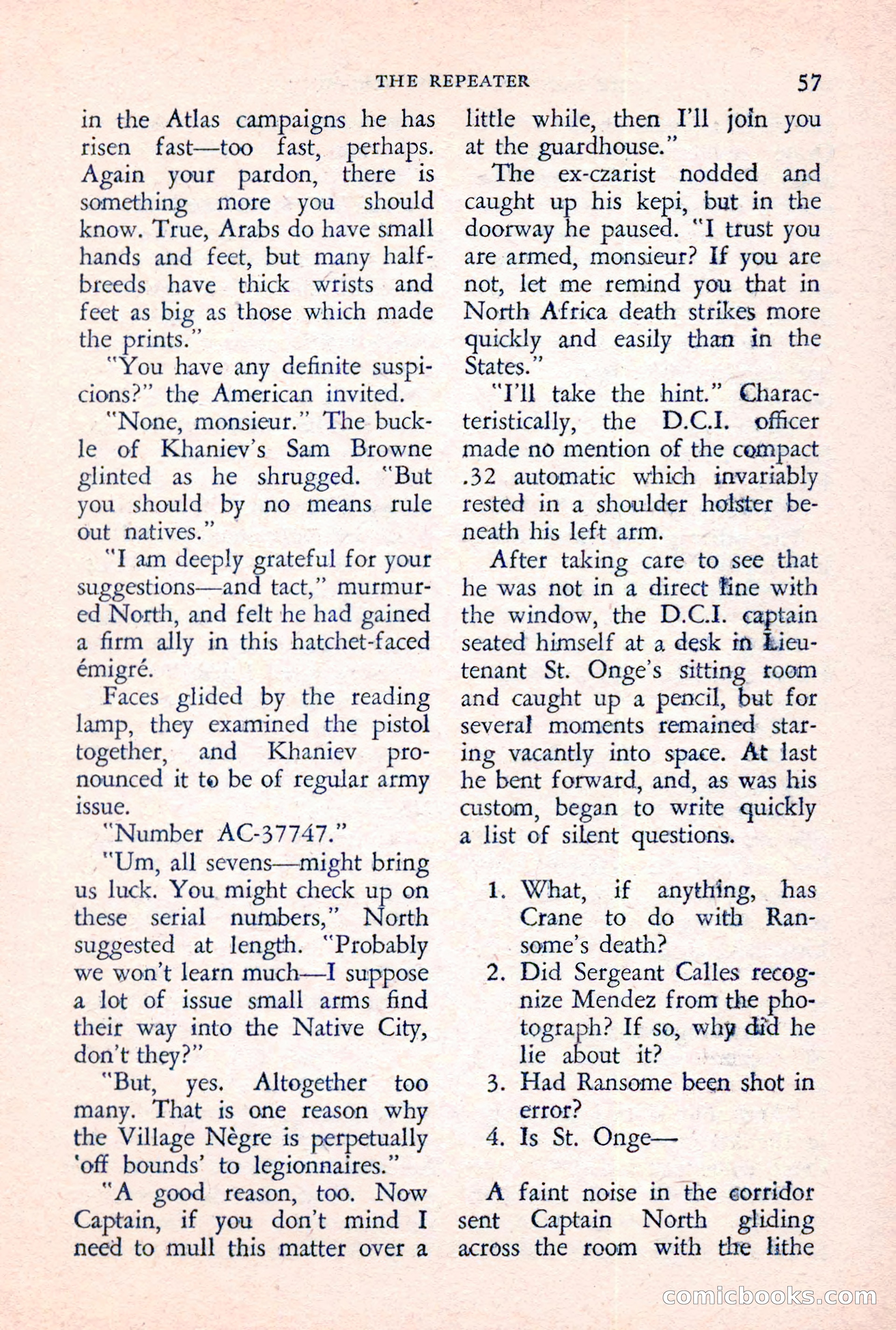 The Saint Detective Magazine, June 1957 — page 59 of 132