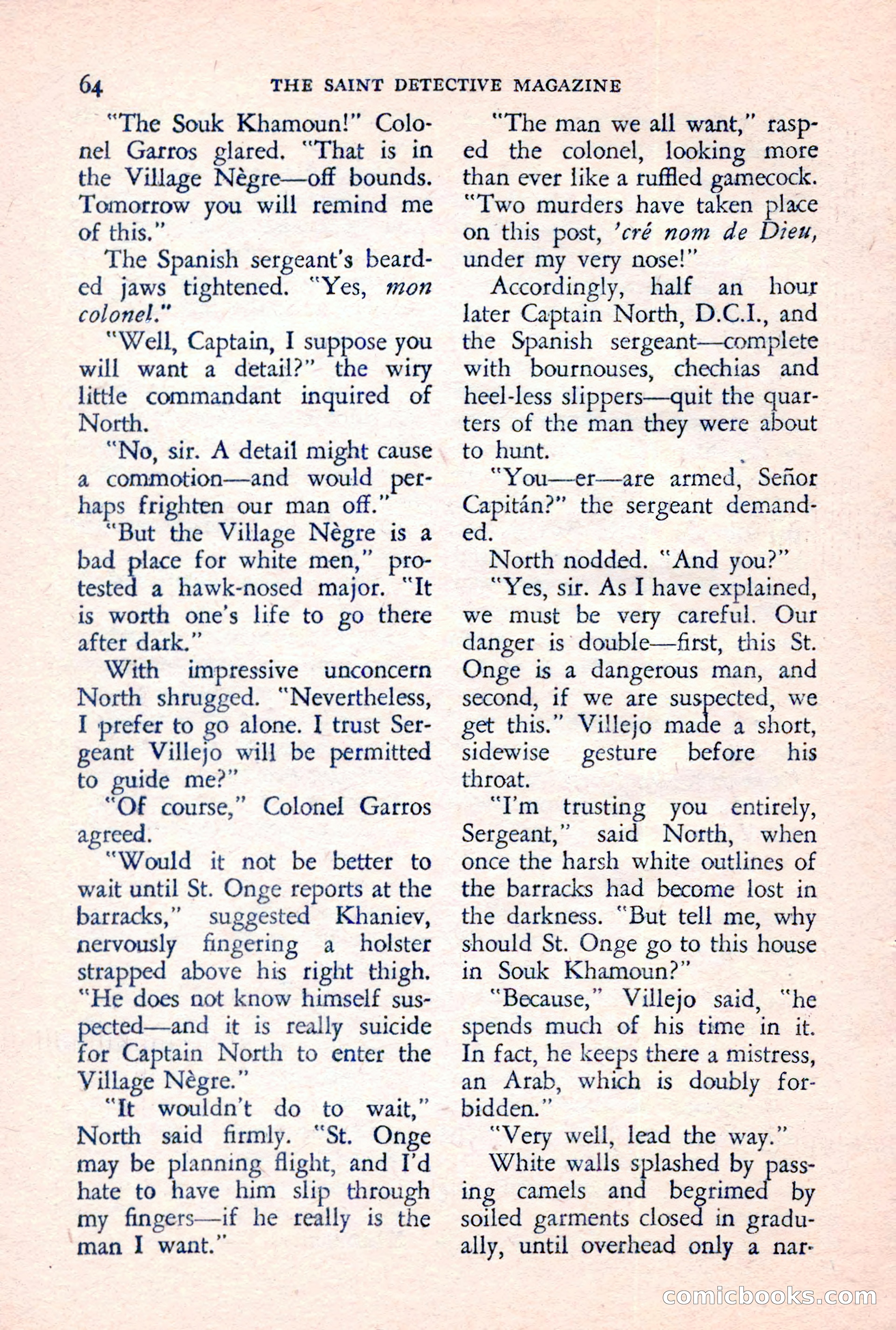 The Saint Detective Magazine, June 1957 — page 66 of 132