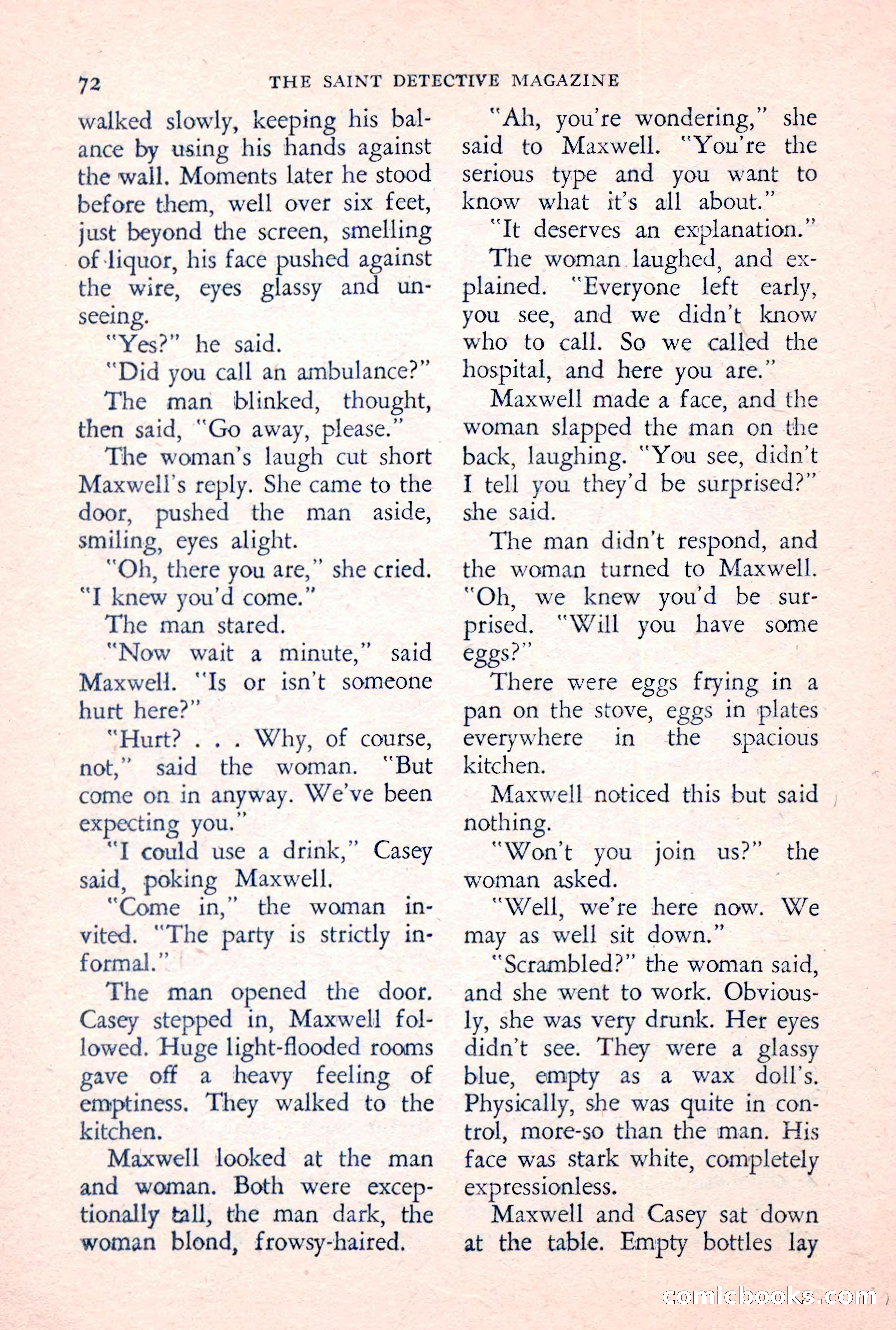 The Saint Detective Magazine, June 1957 — page 74 of 132
