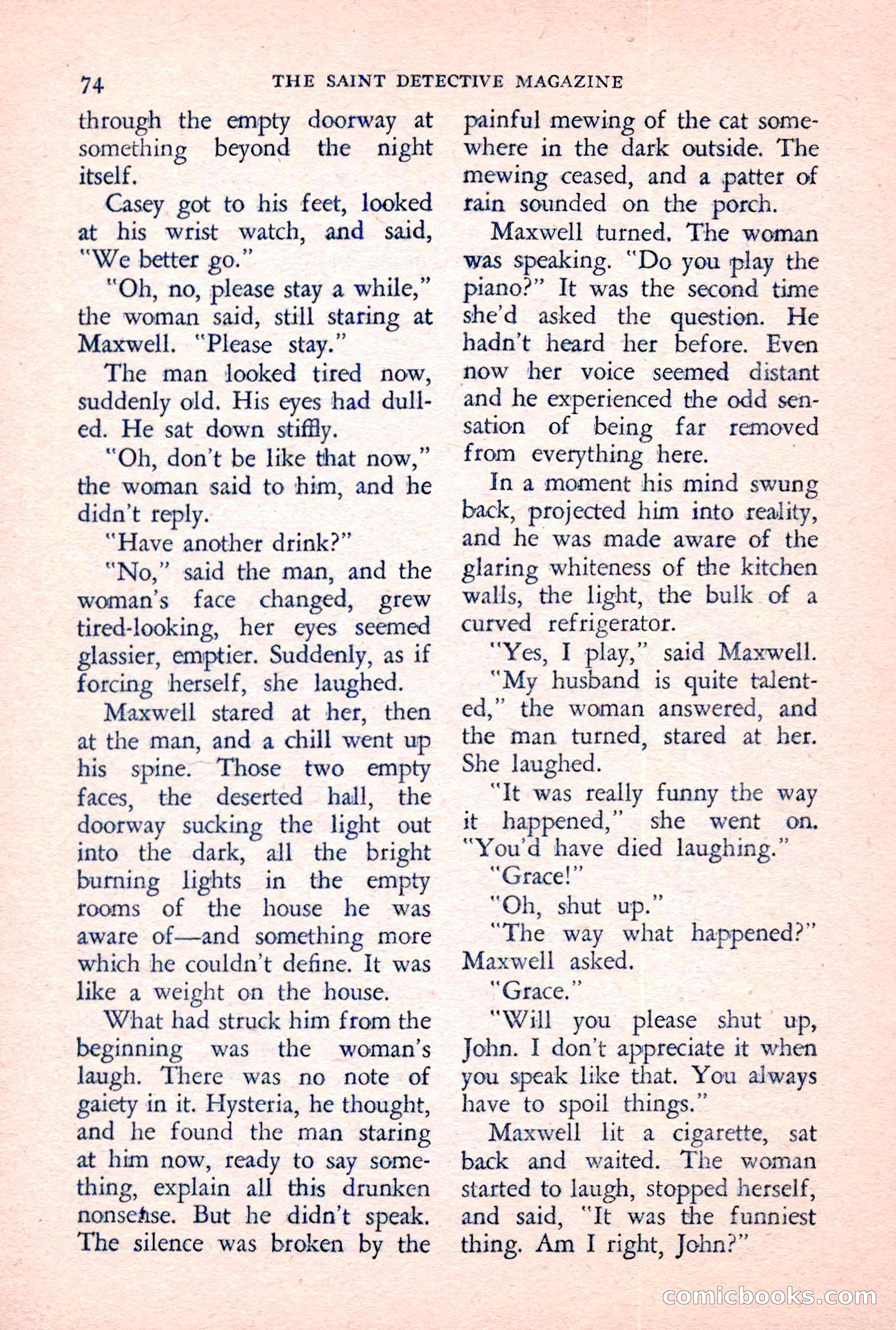 The Saint Detective Magazine, June 1957 — page 76 of 132