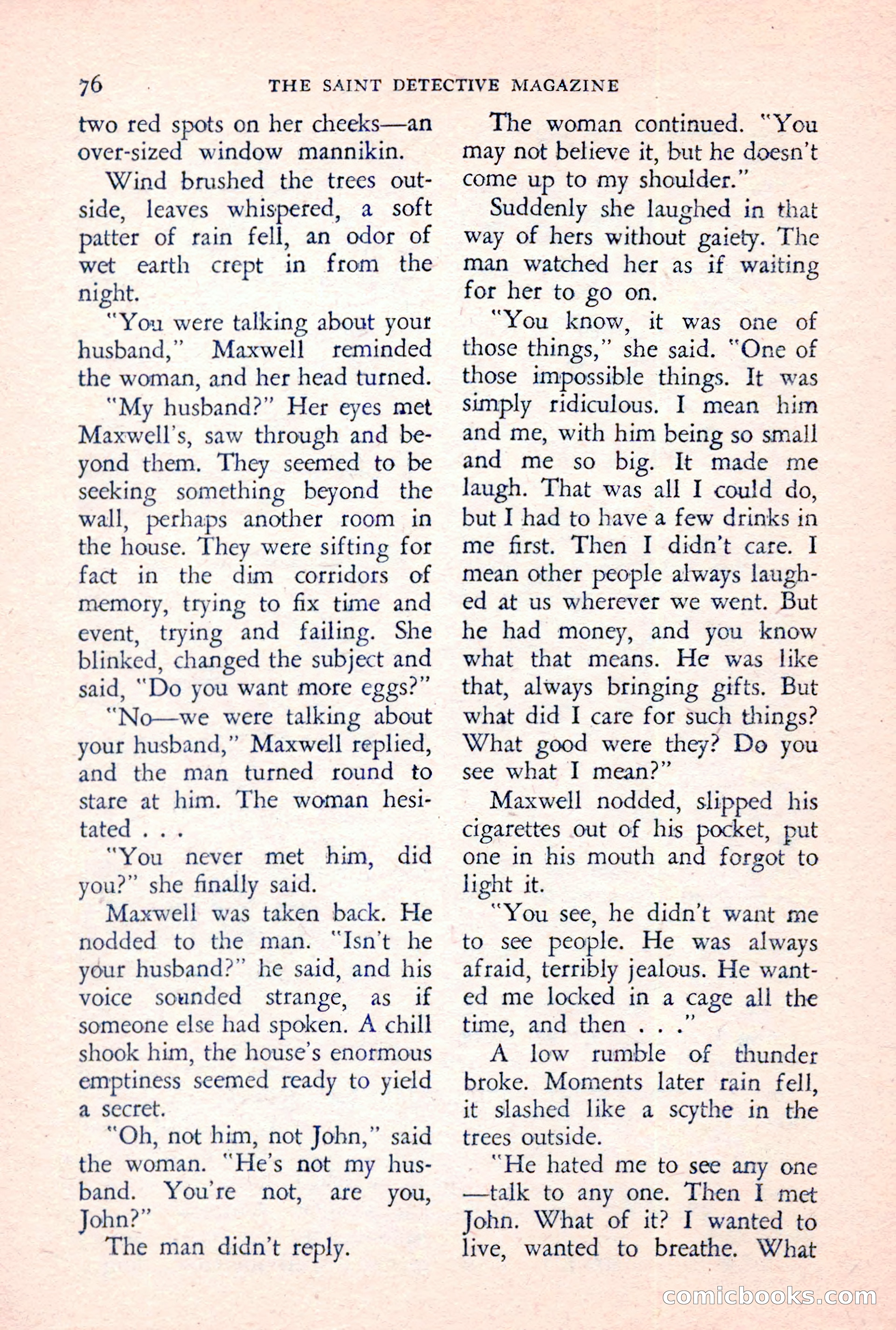 The Saint Detective Magazine, June 1957 — page 78 of 132