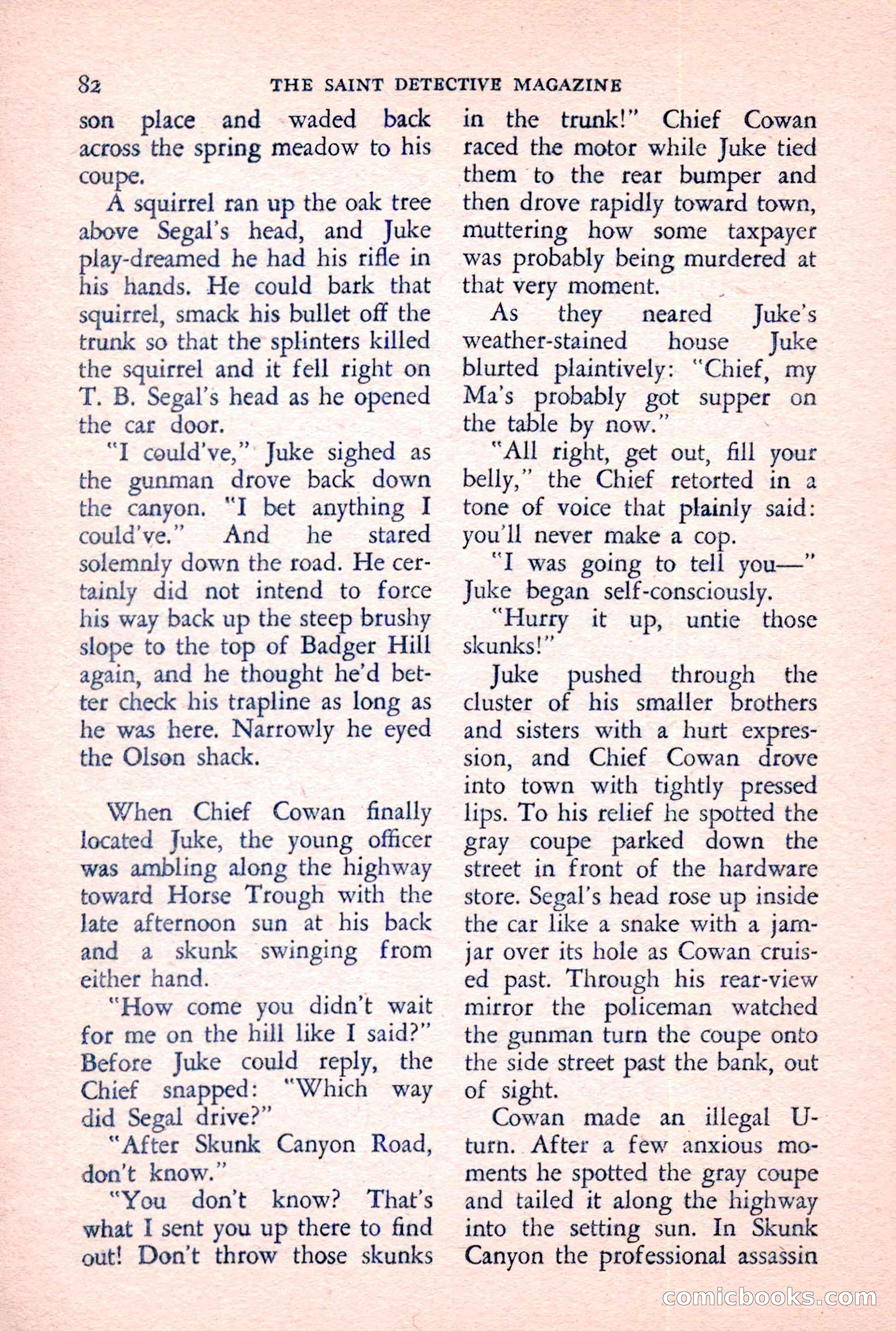 The Saint Detective Magazine, June 1957 — page 84 of 132