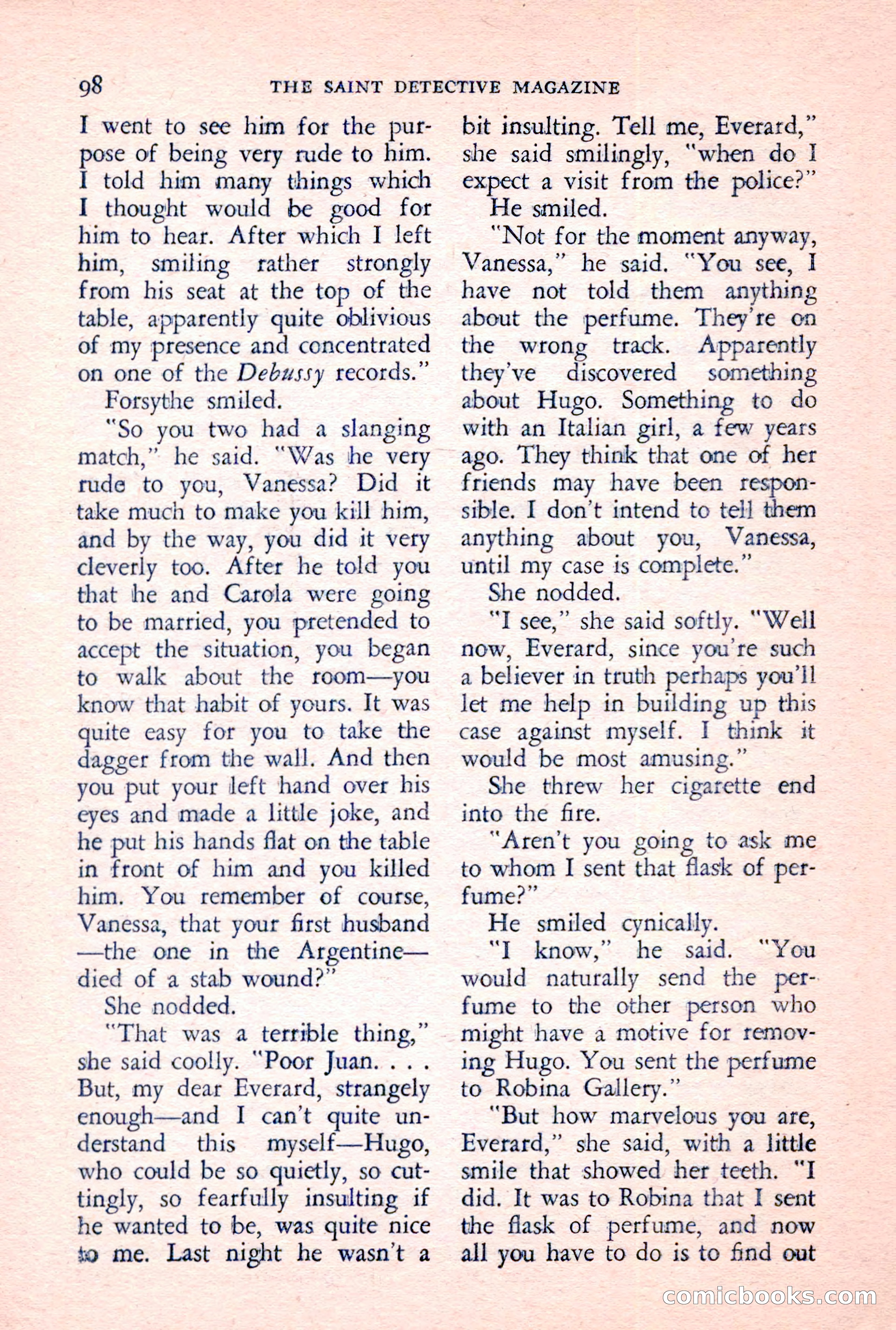 The Saint Detective Magazine, June 1957 — page 100 of 132