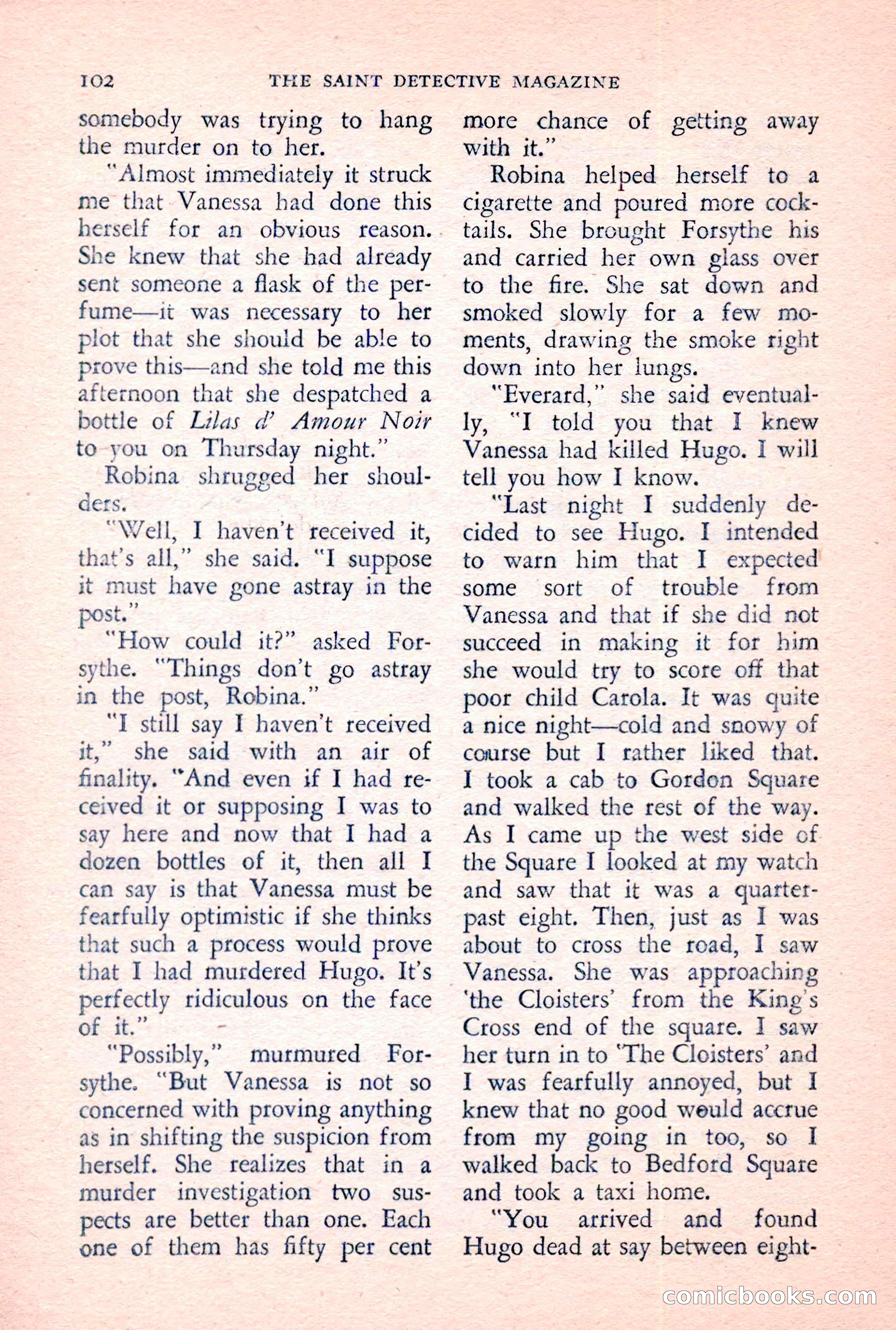The Saint Detective Magazine, June 1957 — page 104 of 132