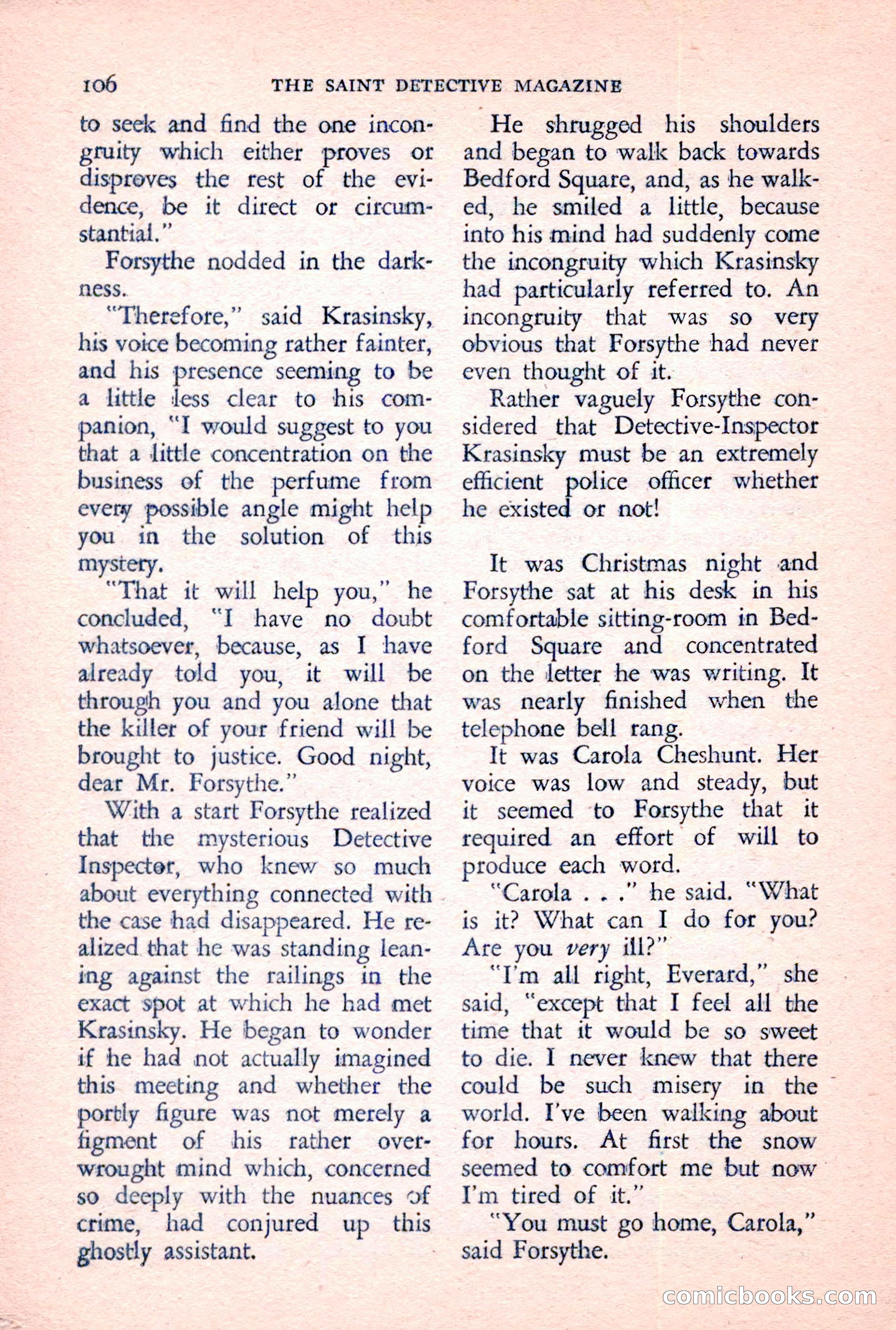 The Saint Detective Magazine, June 1957 — page 108 of 132