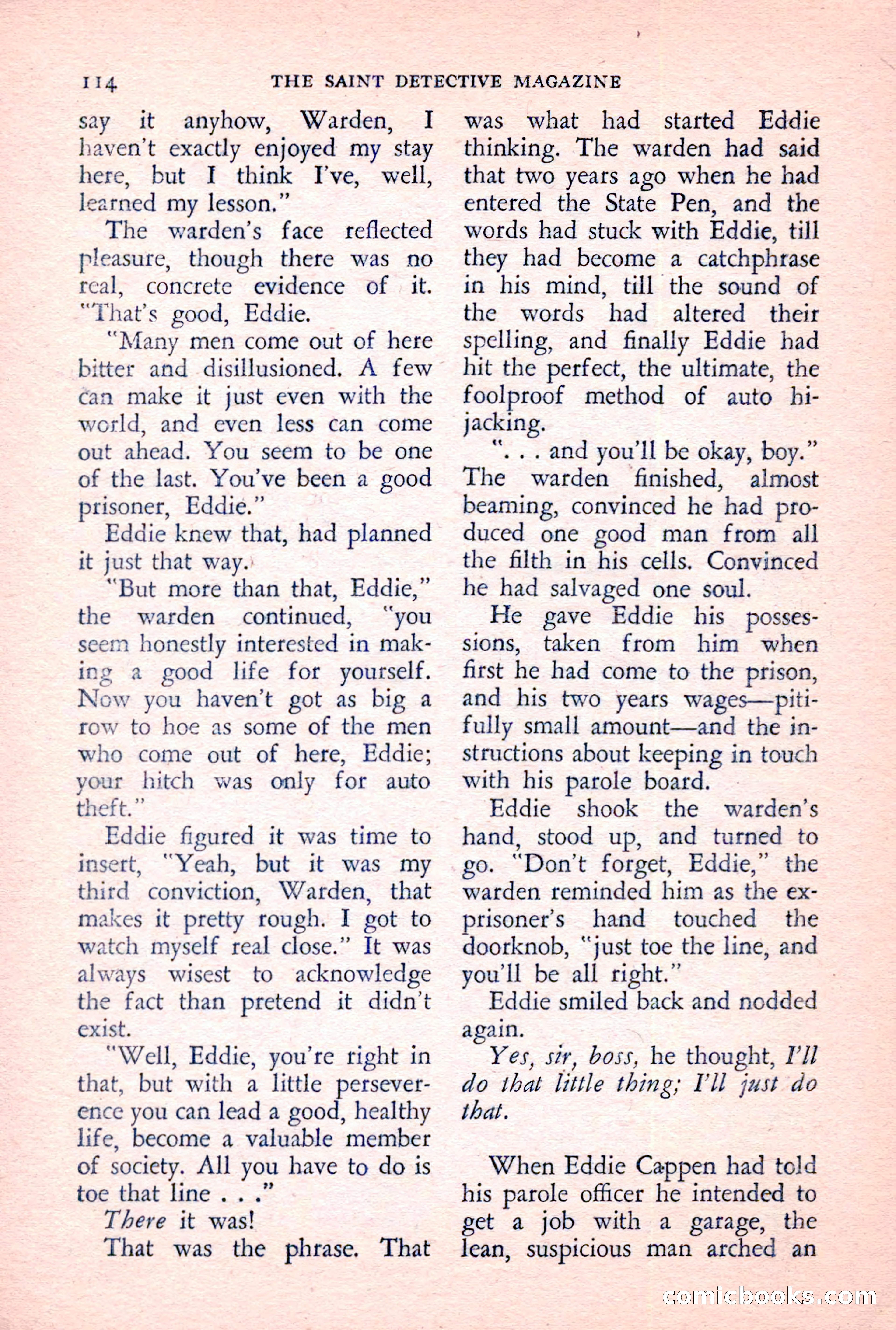 The Saint Detective Magazine, June 1957 — page 116 of 132