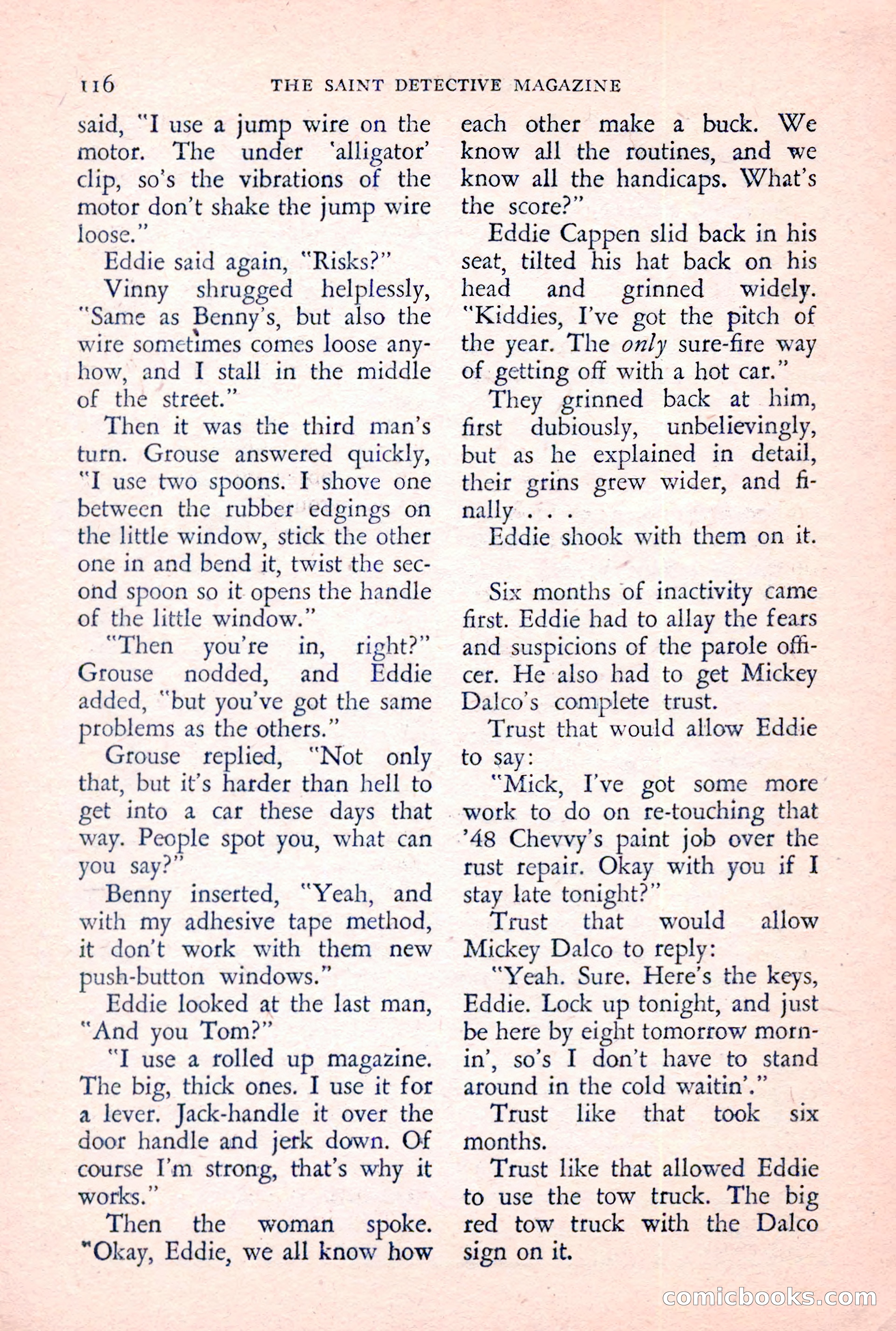 The Saint Detective Magazine, June 1957 — page 118 of 132