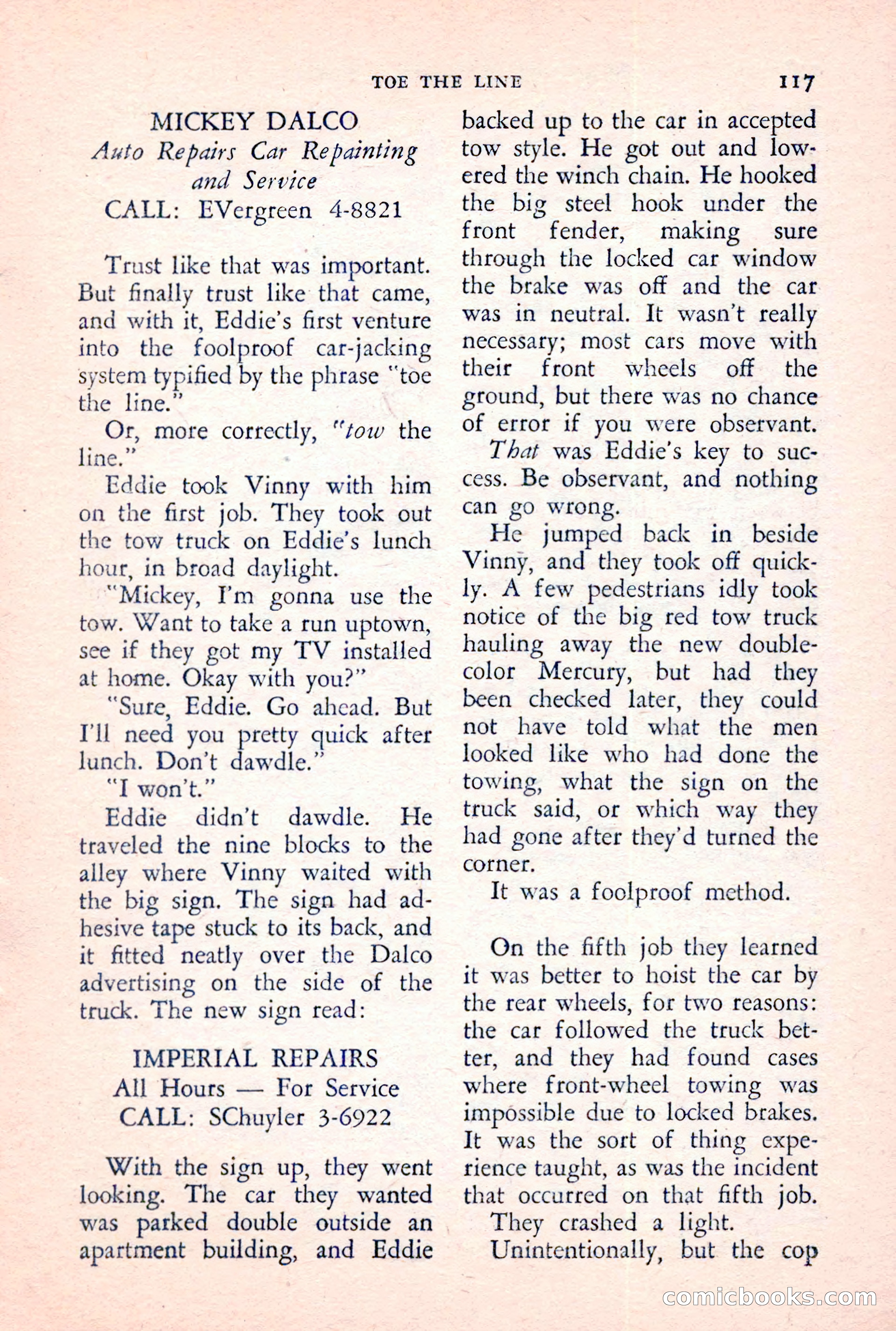 The Saint Detective Magazine, June 1957 — page 119 of 132