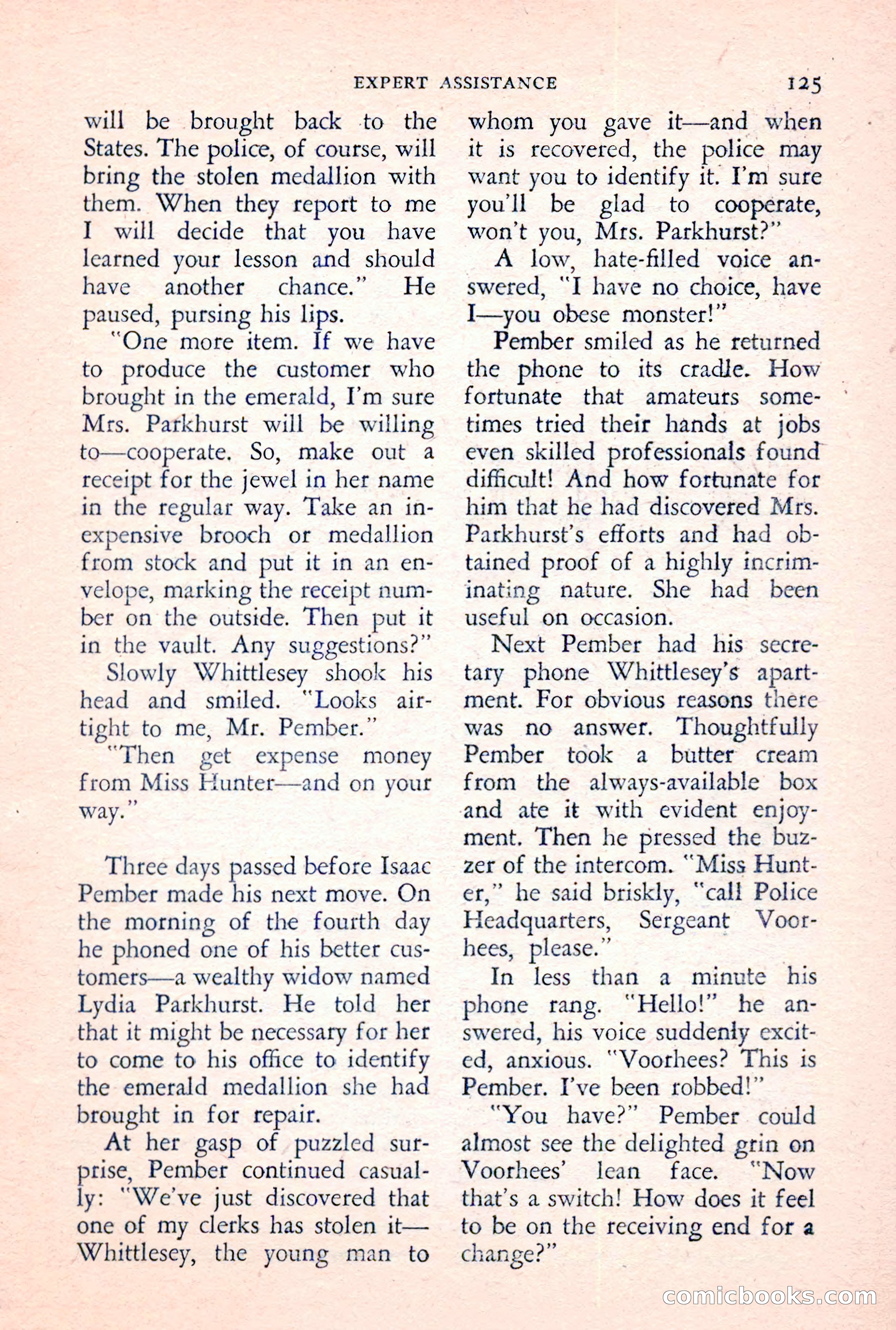 The Saint Detective Magazine, June 1957 — page 127 of 132