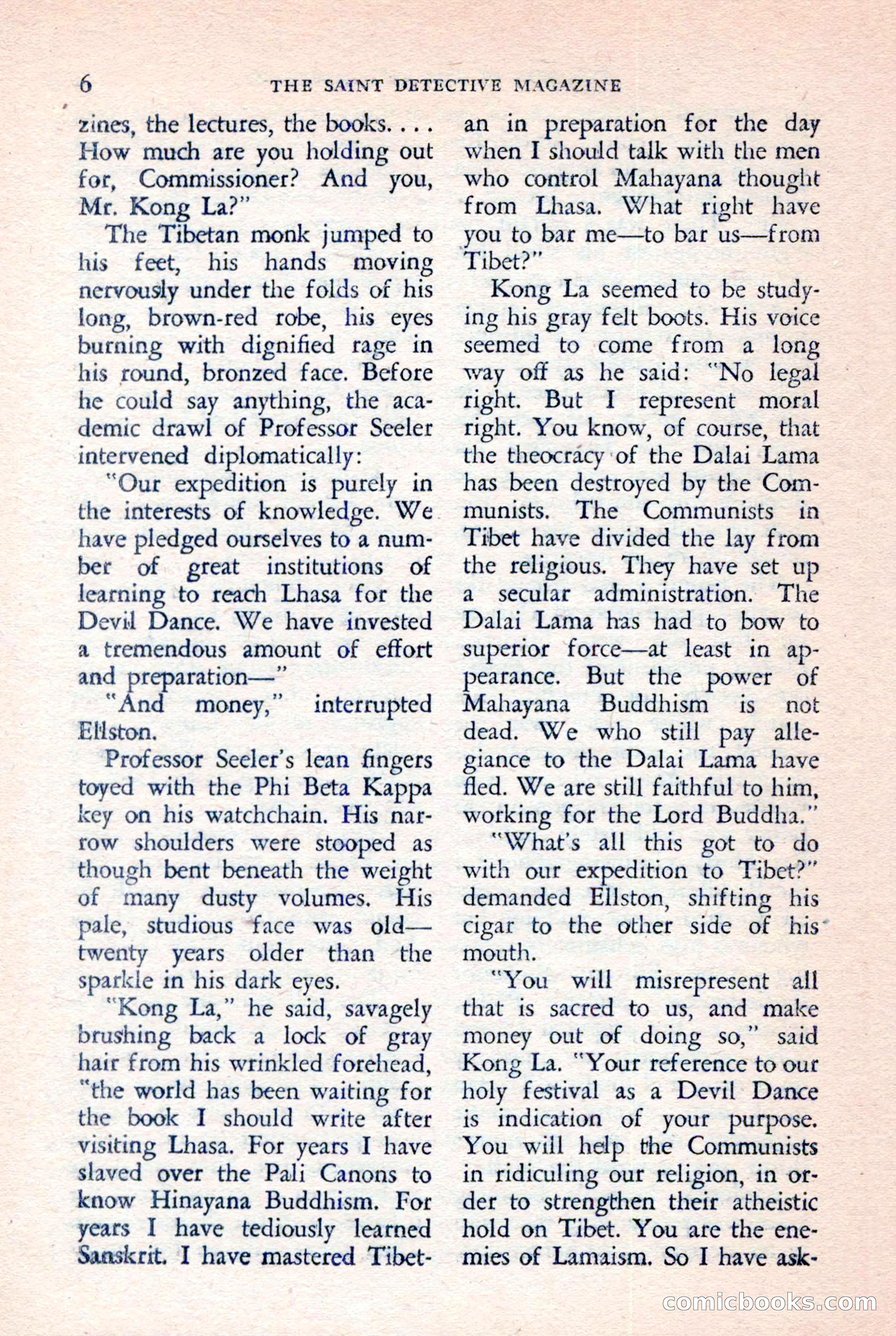 The Saint Detective Magazine, July 1957 — page 8 of 132