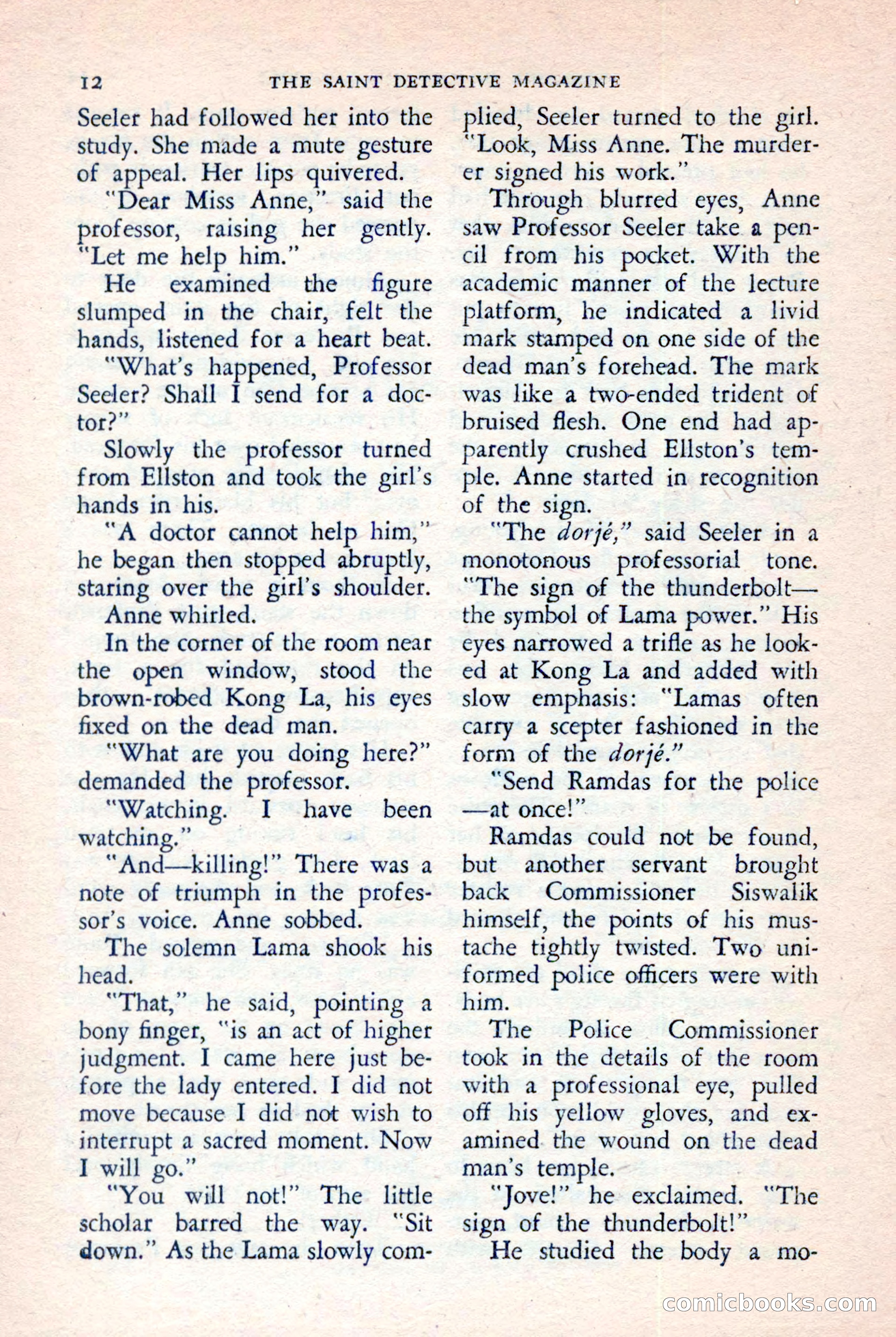 The Saint Detective Magazine, July 1957 — page 14 of 132