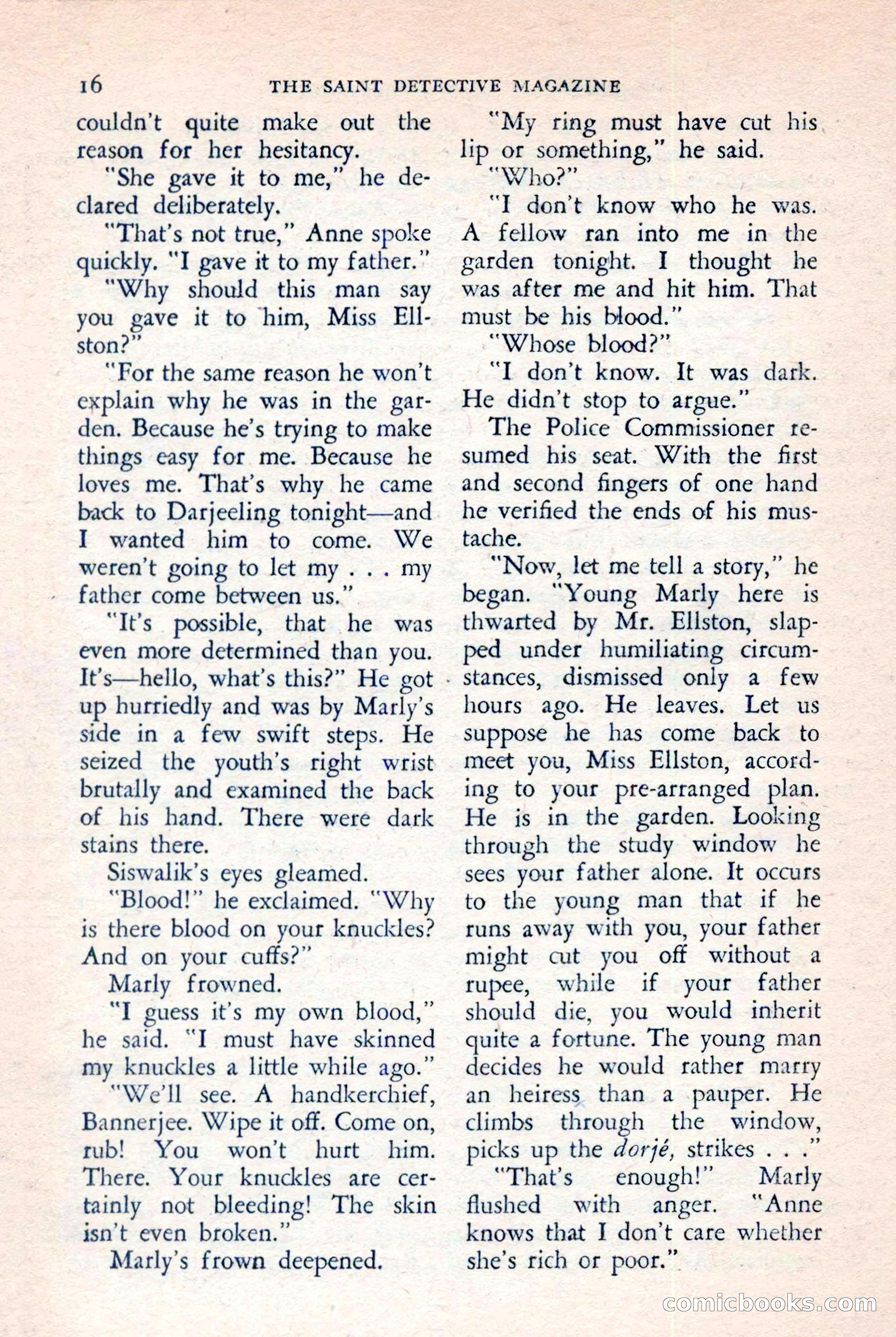 The Saint Detective Magazine, July 1957 — page 18 of 132