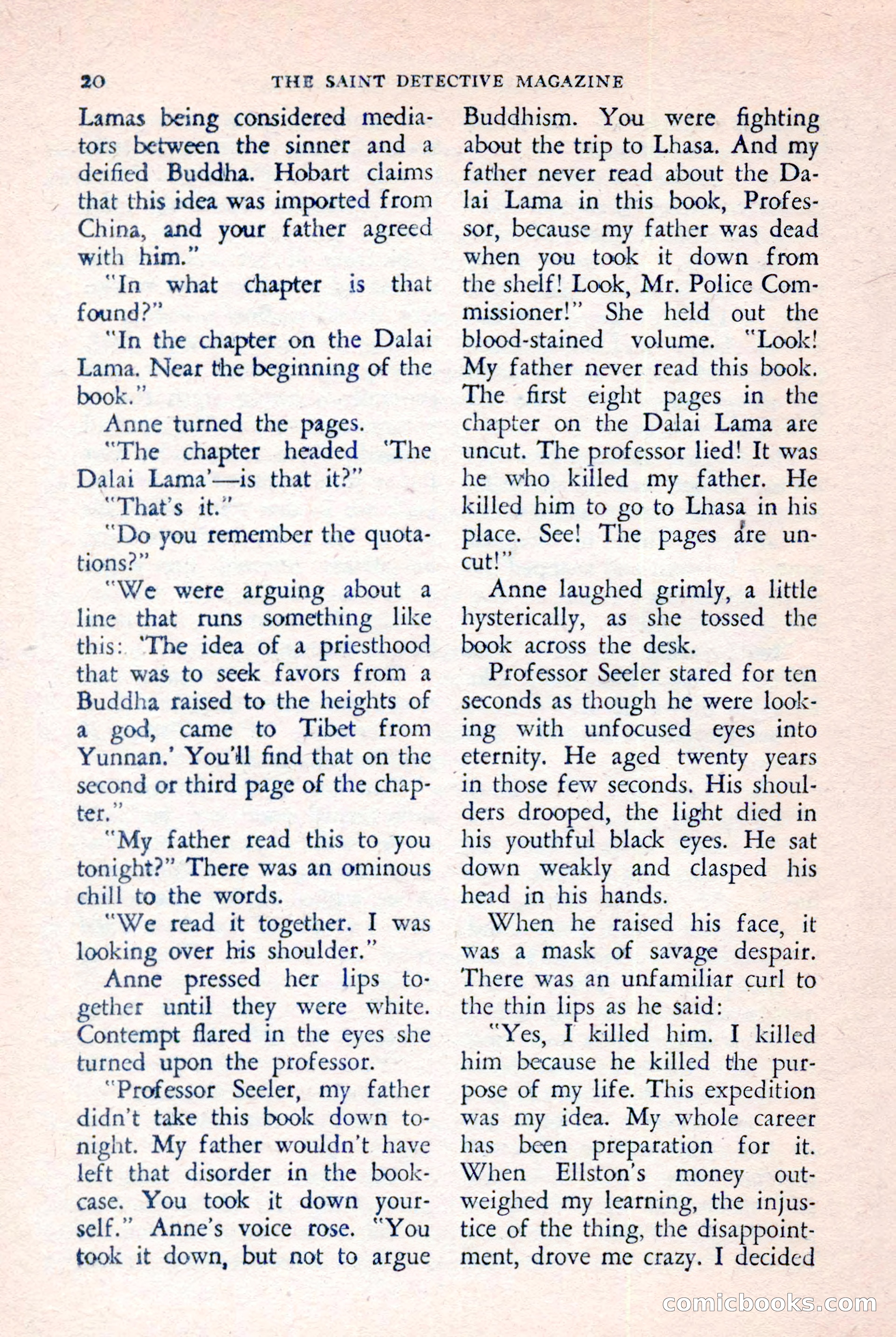 The Saint Detective Magazine, July 1957 — page 22 of 132