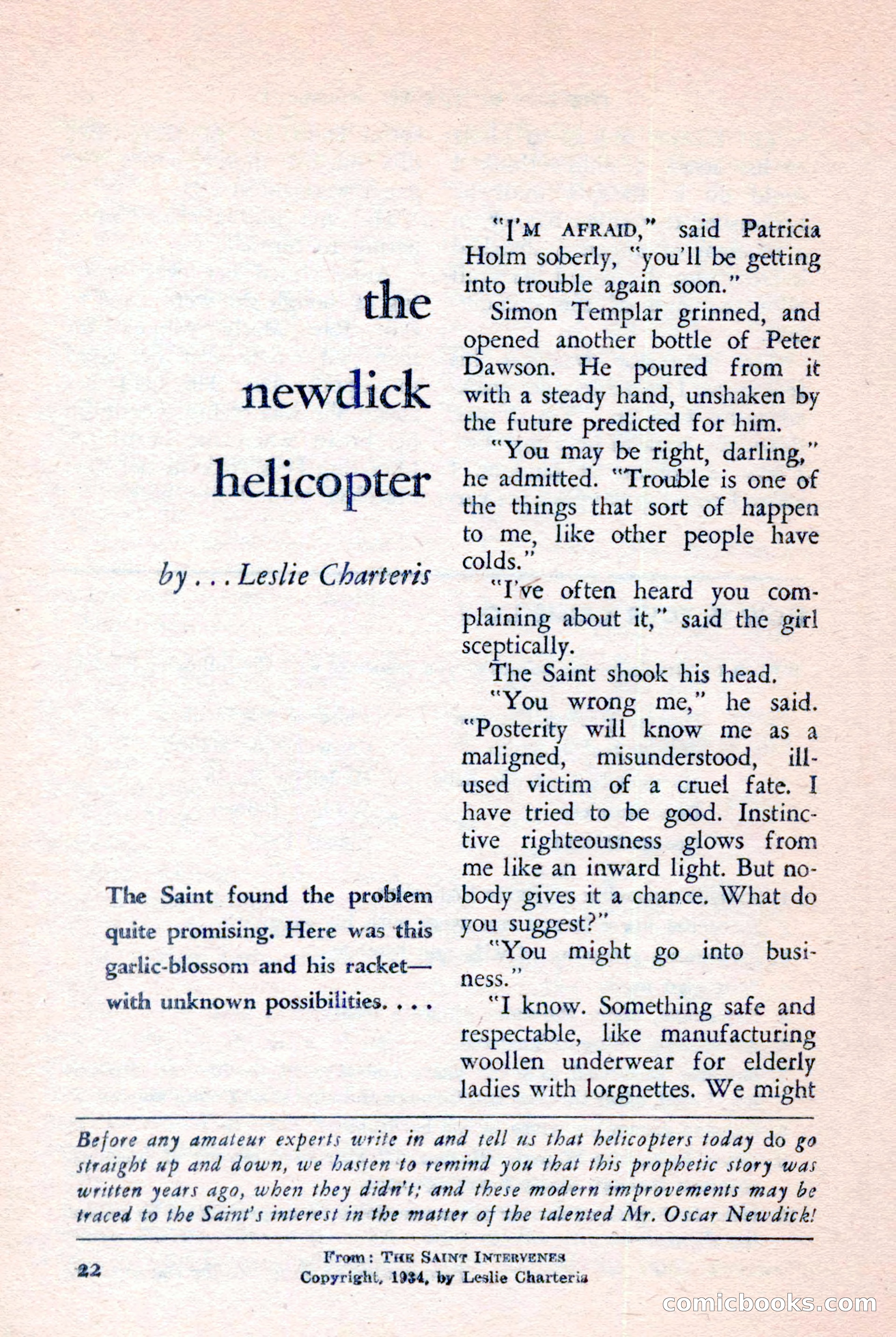 The Saint Detective Magazine, July 1957 — page 24 of 132