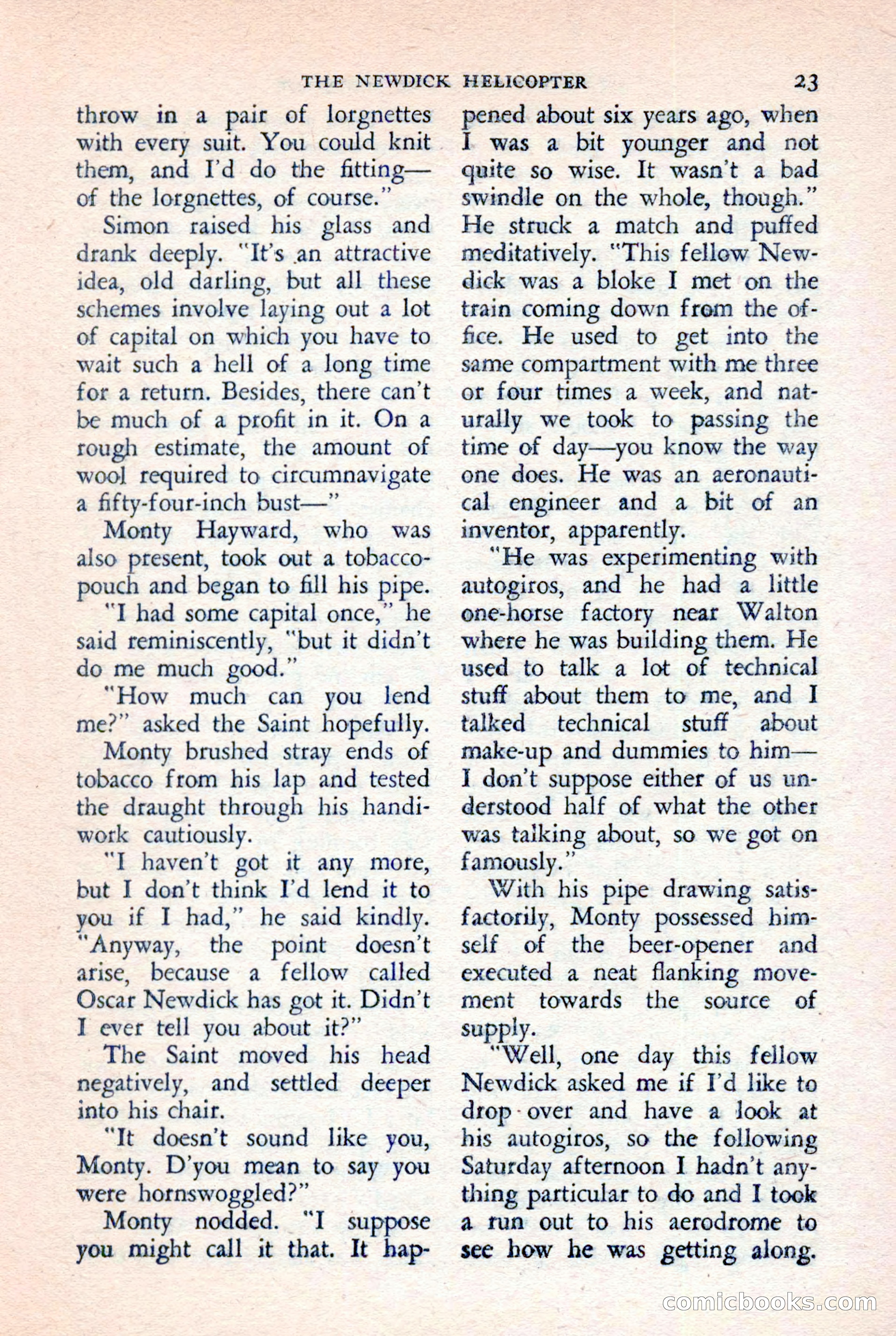 The Saint Detective Magazine, July 1957 — page 25 of 132