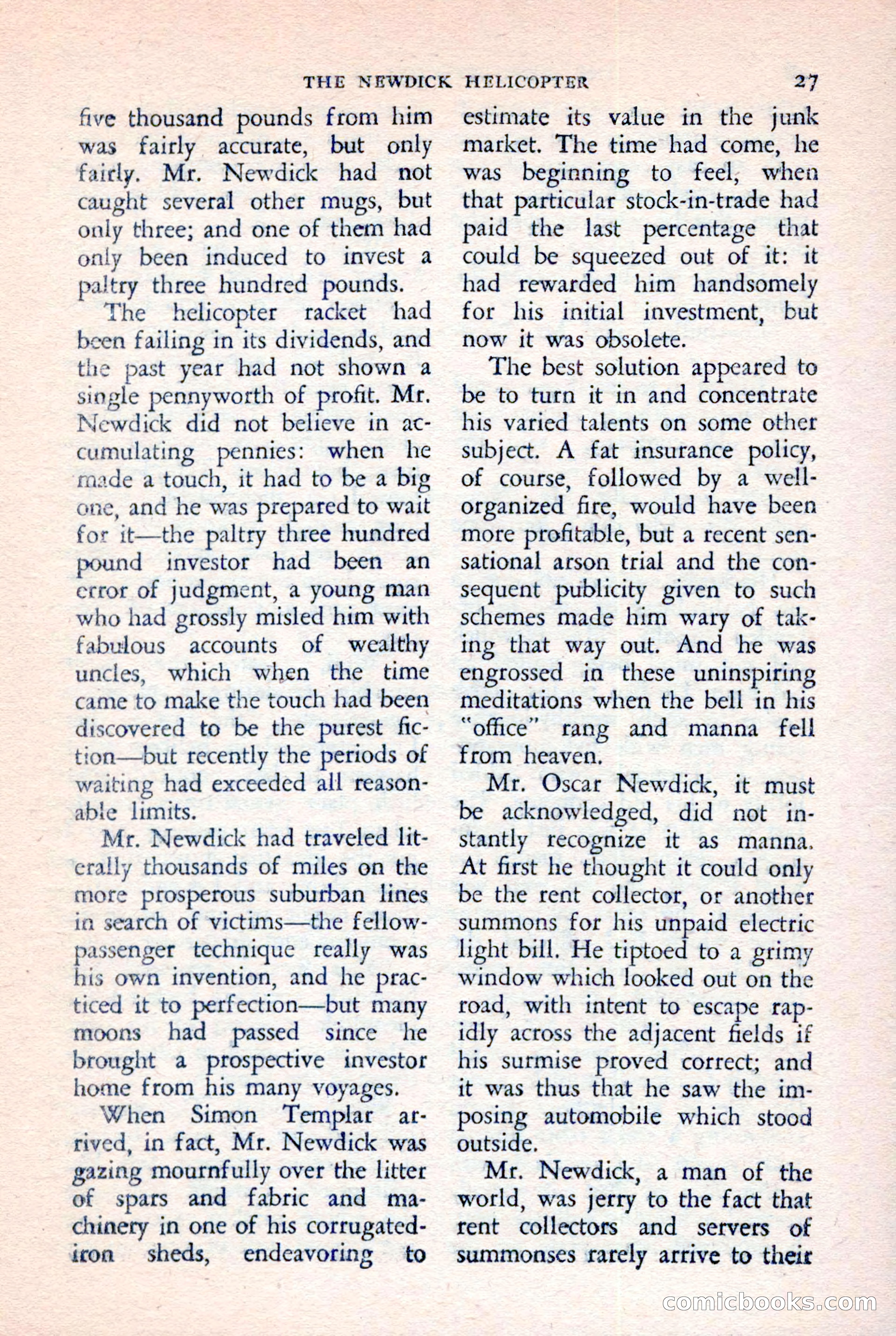 The Saint Detective Magazine, July 1957 — page 29 of 132