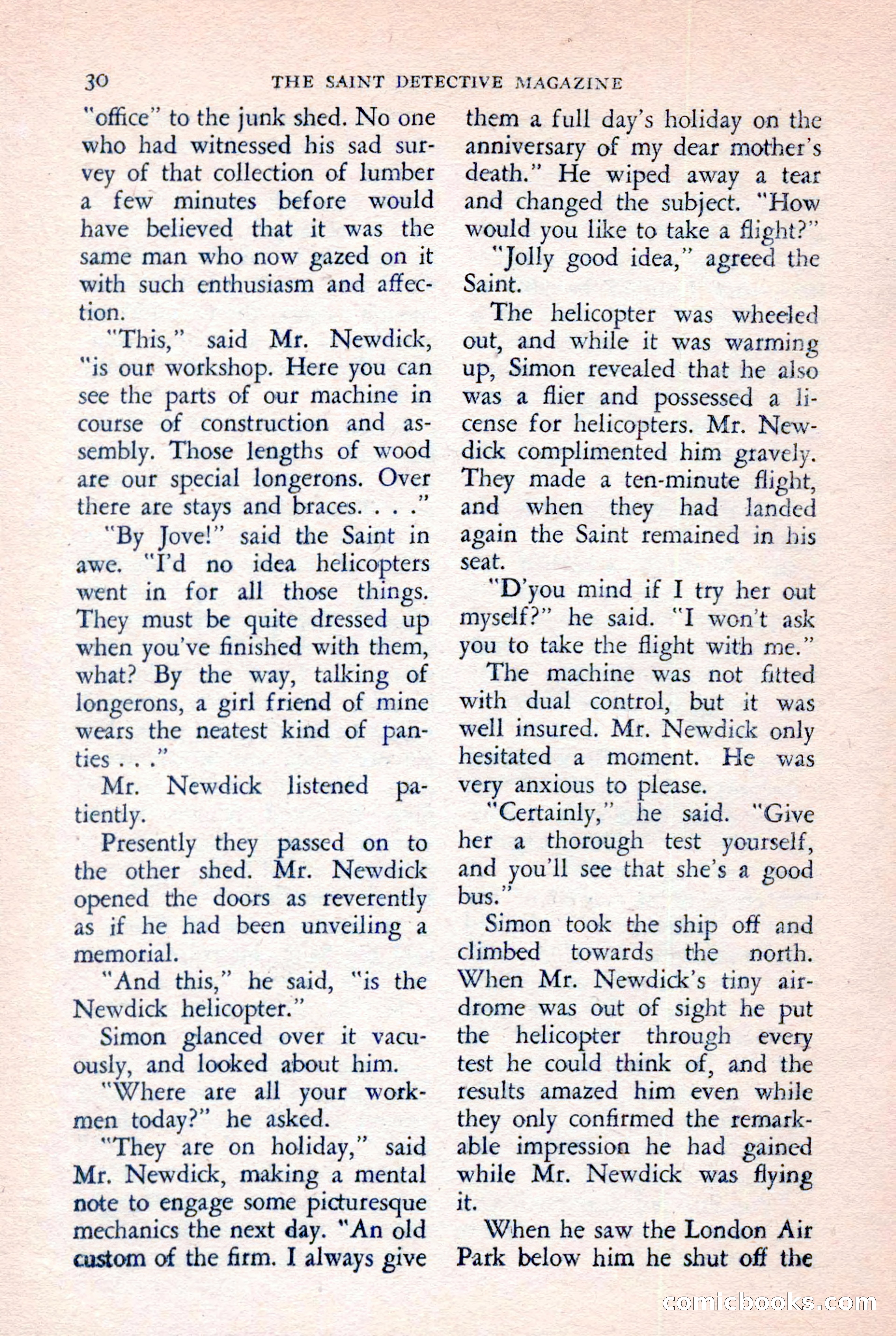 The Saint Detective Magazine, July 1957 — page 32 of 132