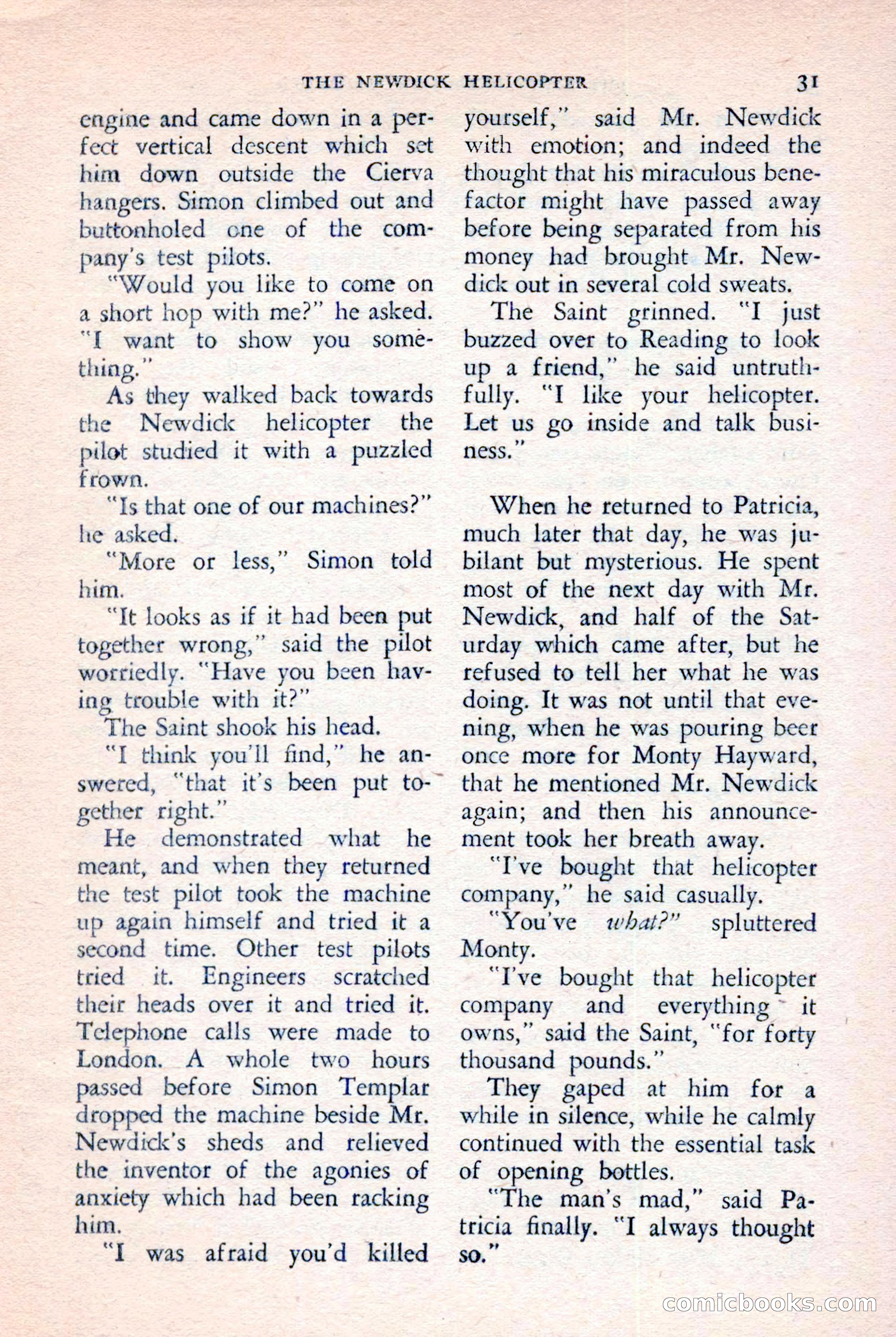 The Saint Detective Magazine, July 1957 — page 33 of 132