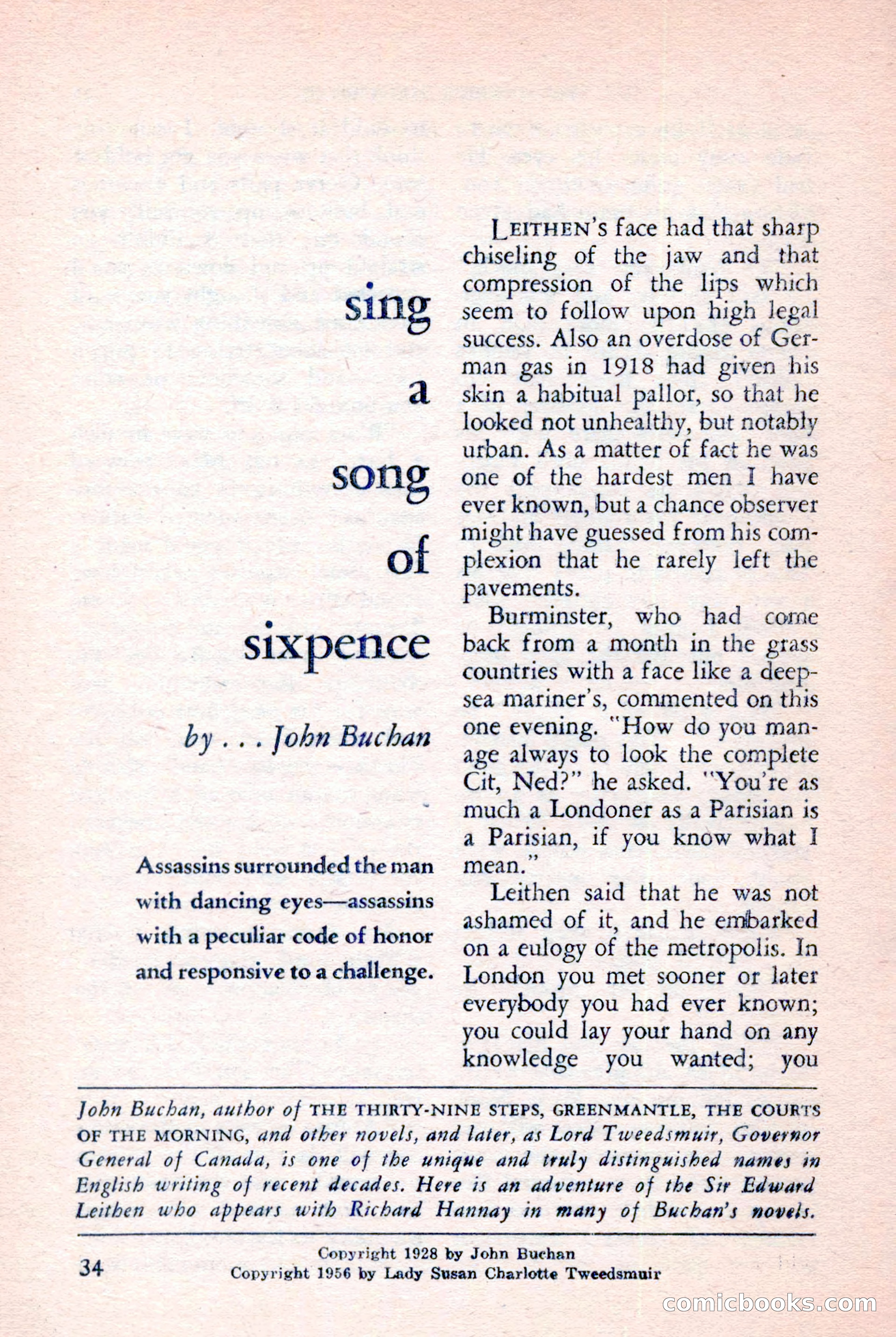 The Saint Detective Magazine, July 1957 — page 36 of 132