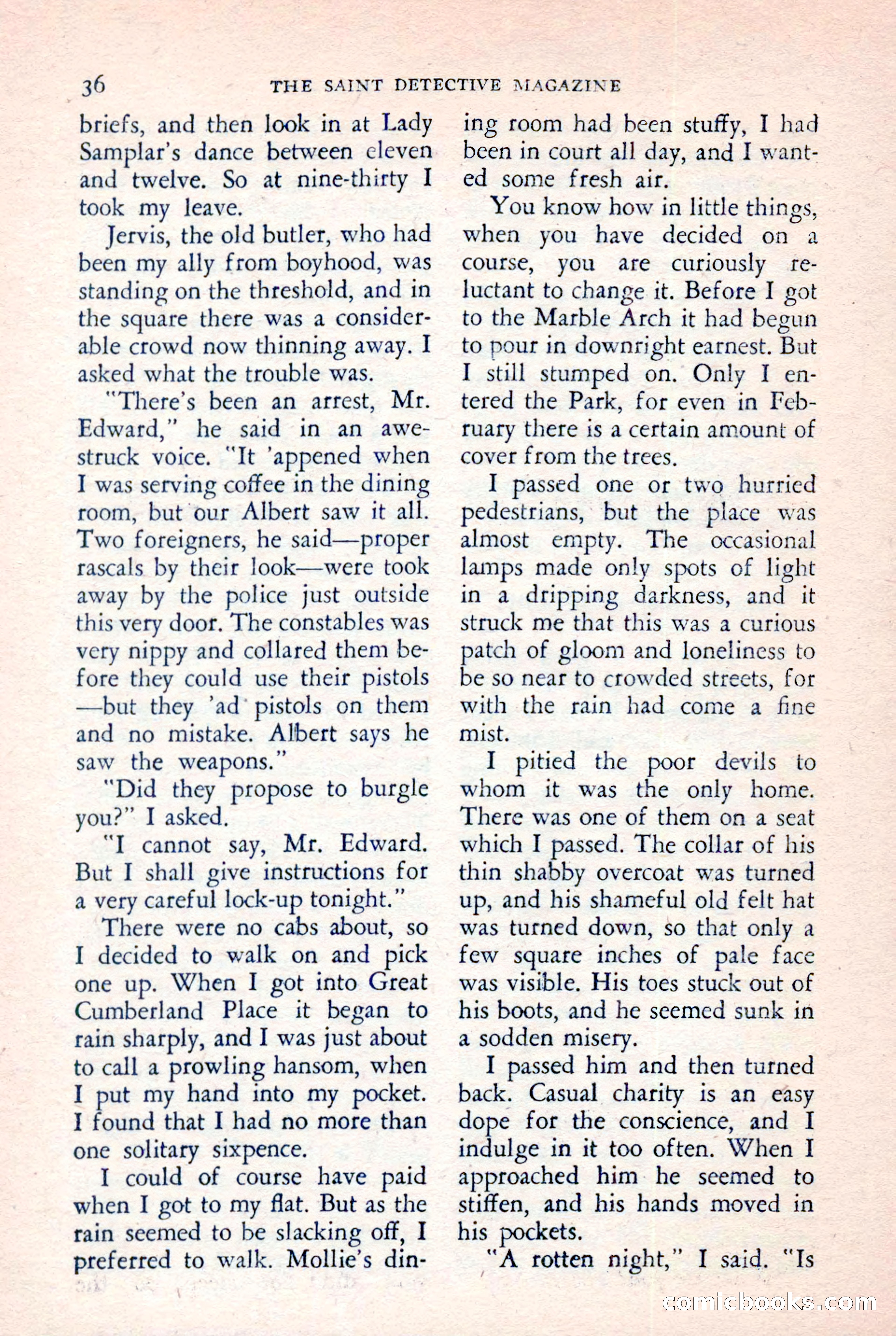 The Saint Detective Magazine, July 1957 — page 38 of 132