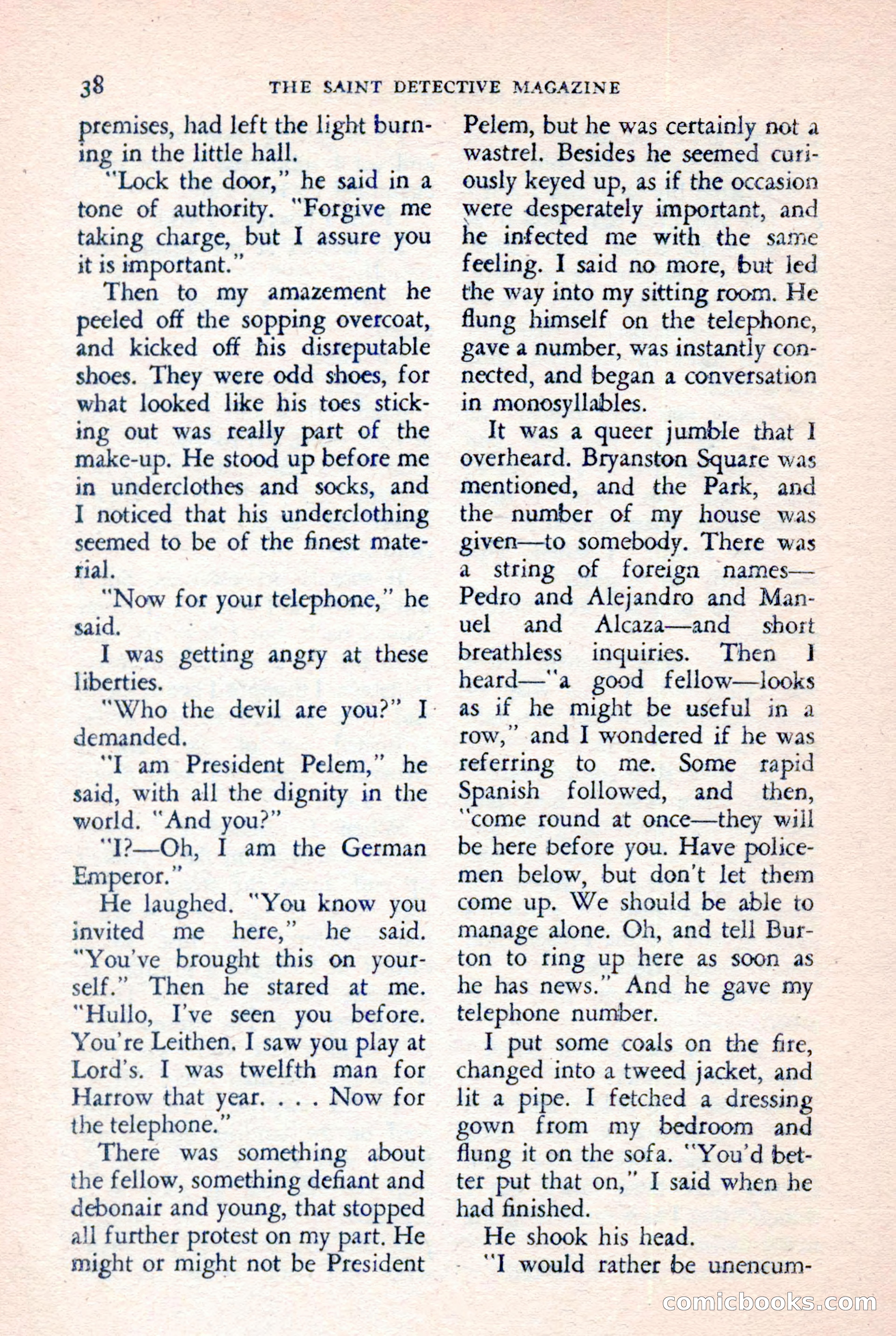 The Saint Detective Magazine, July 1957 — page 40 of 132