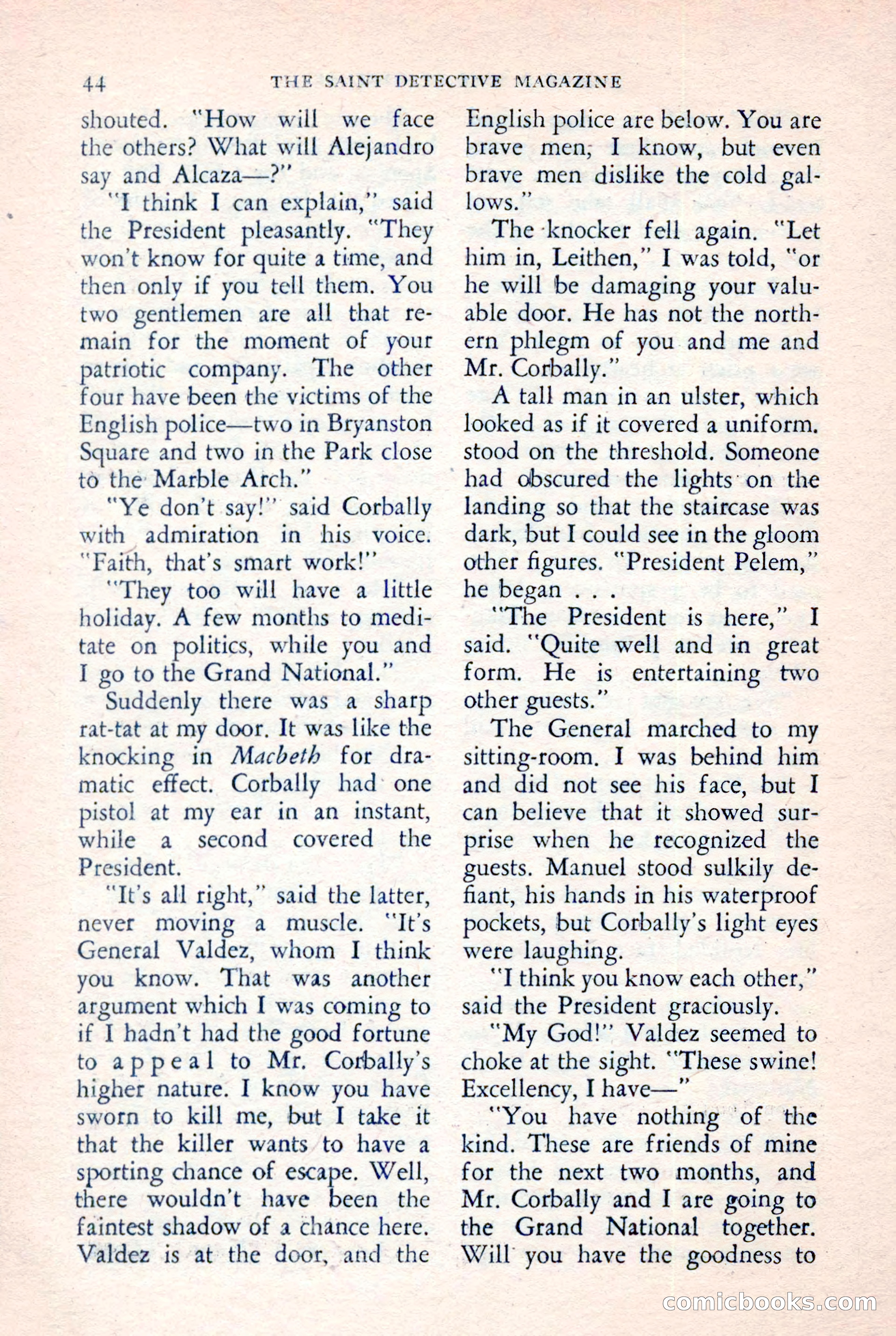The Saint Detective Magazine, July 1957 — page 46 of 132
