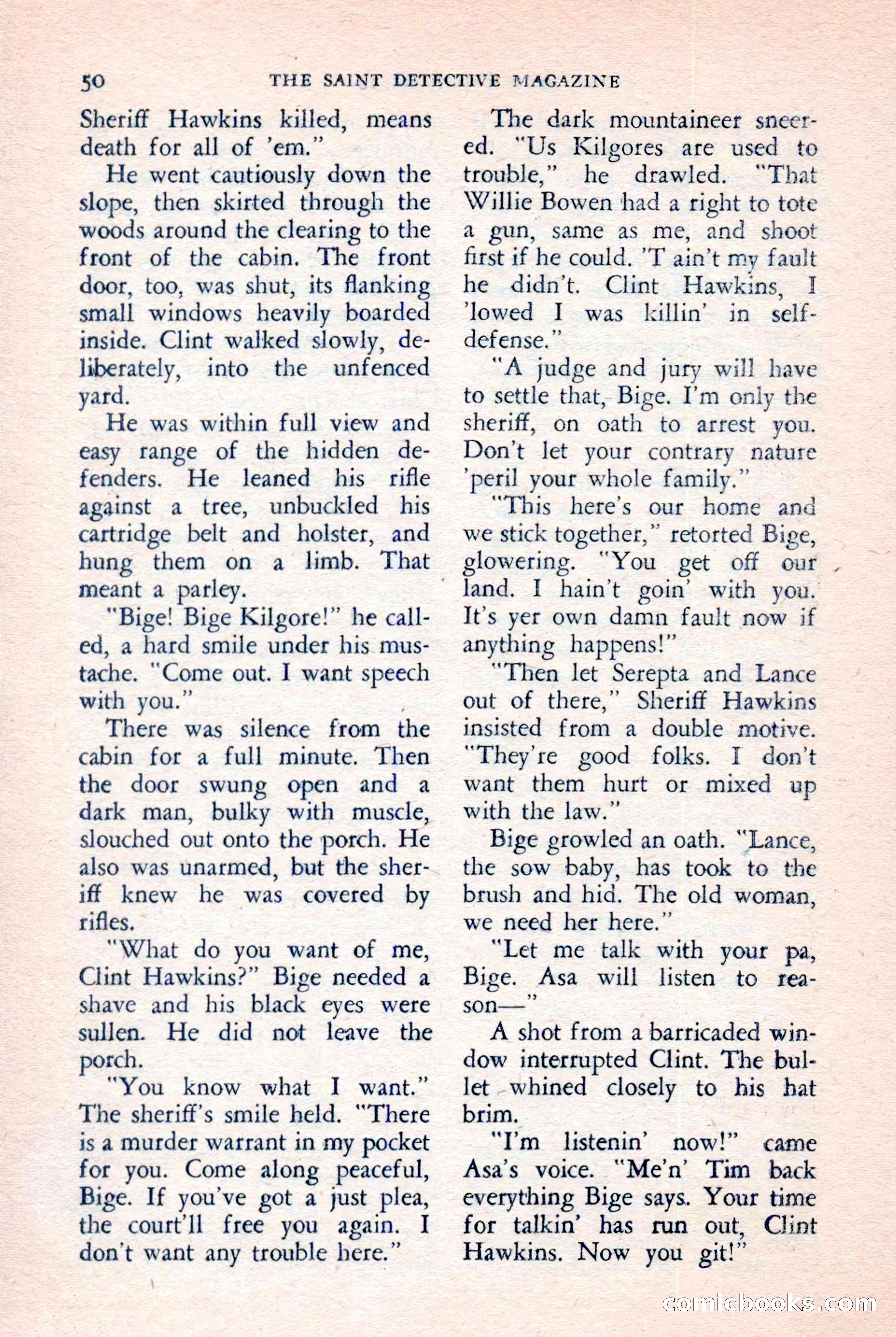 The Saint Detective Magazine, July 1957 — page 52 of 132