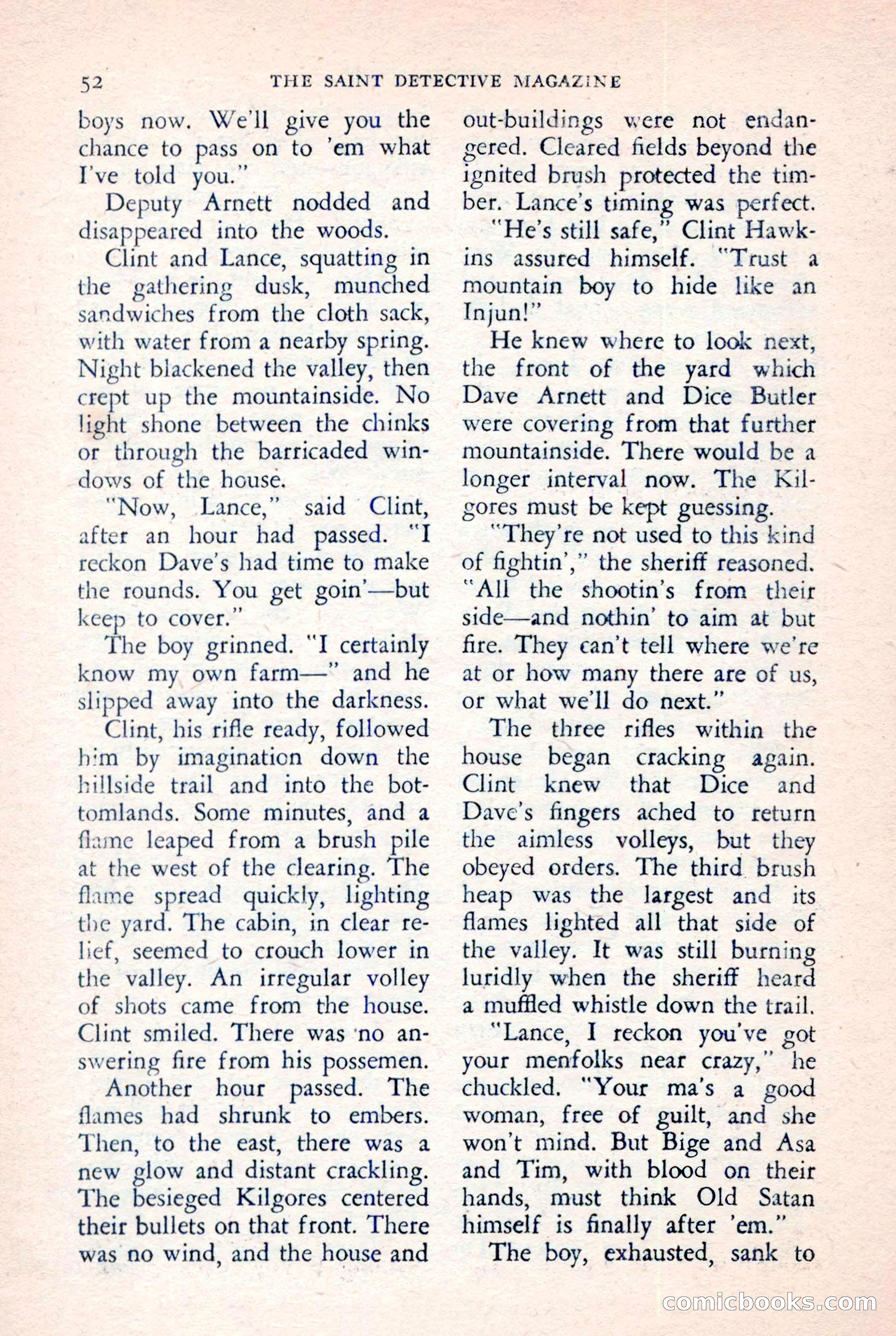 The Saint Detective Magazine, July 1957 — page 54 of 132
