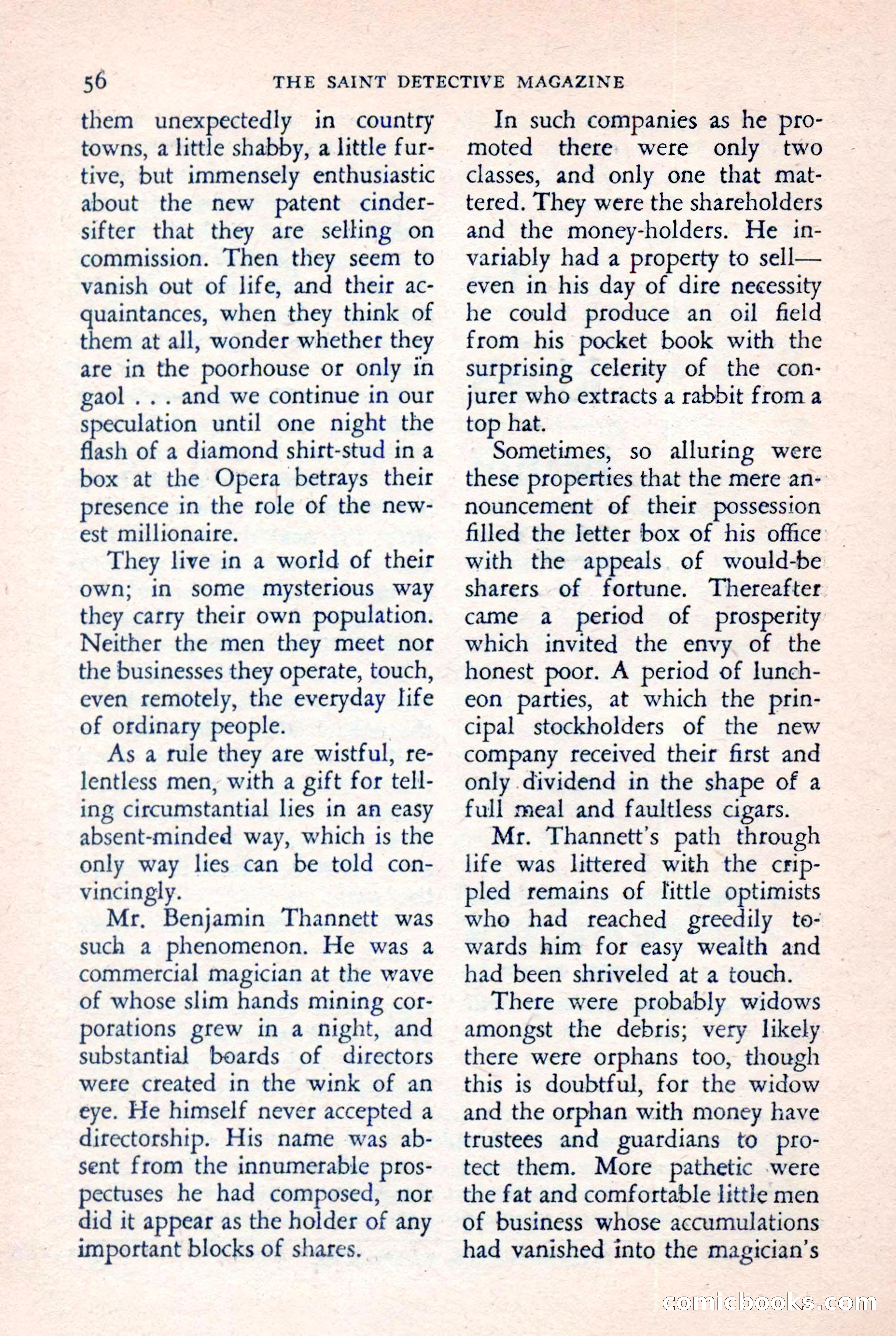 The Saint Detective Magazine, July 1957 — page 58 of 132