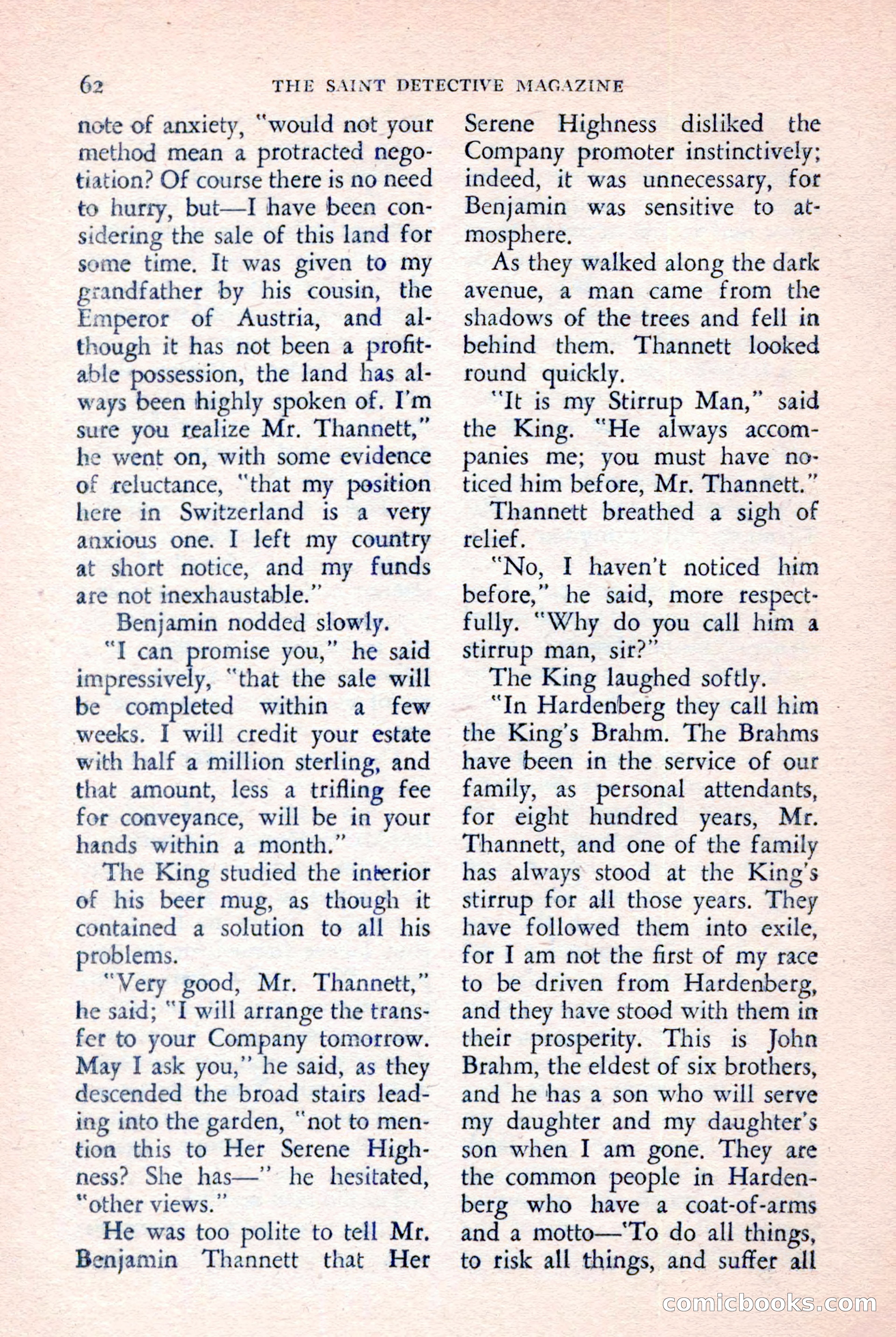 The Saint Detective Magazine, July 1957 — page 64 of 132