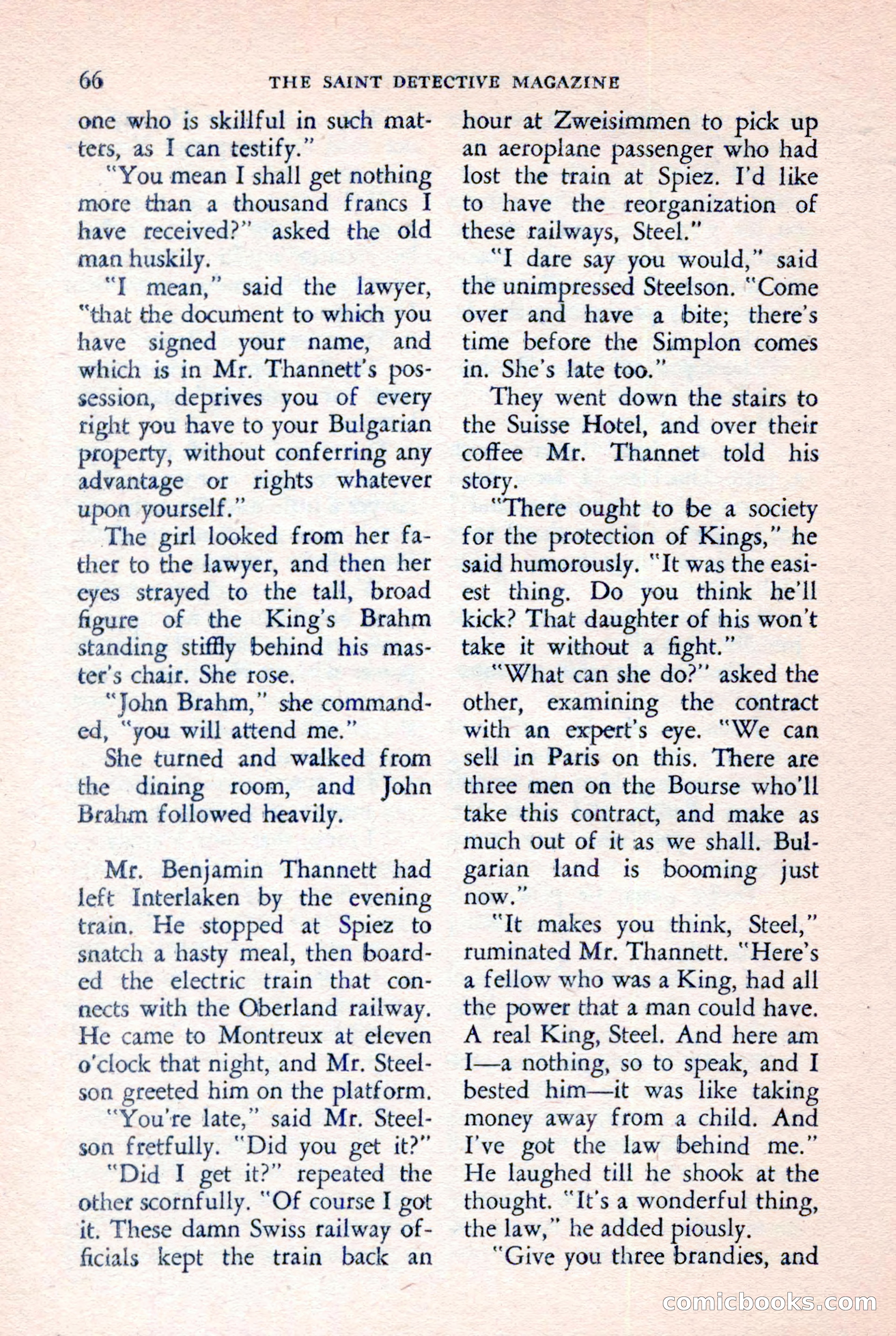The Saint Detective Magazine, July 1957 — page 68 of 132