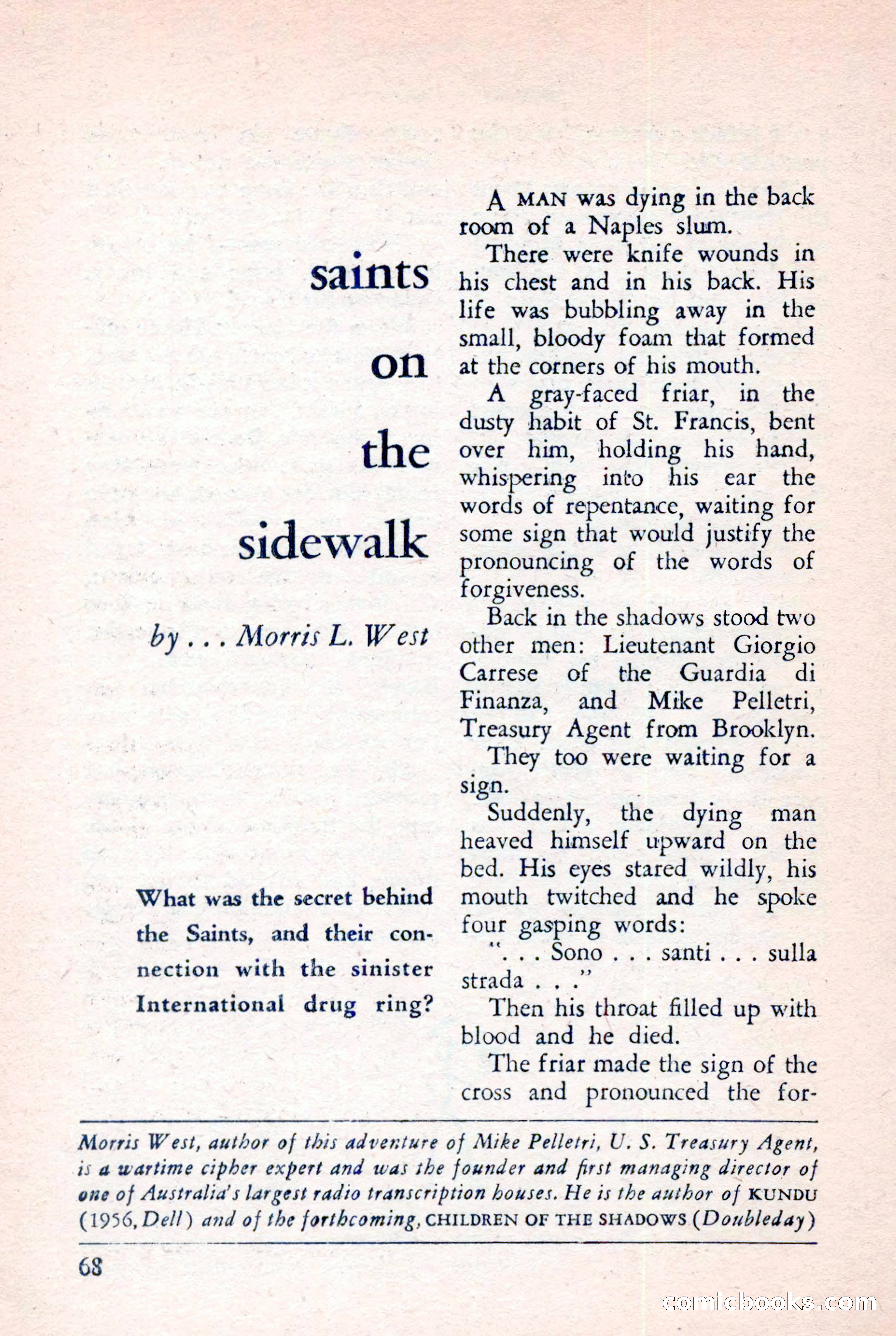 The Saint Detective Magazine, July 1957 — page 70 of 132