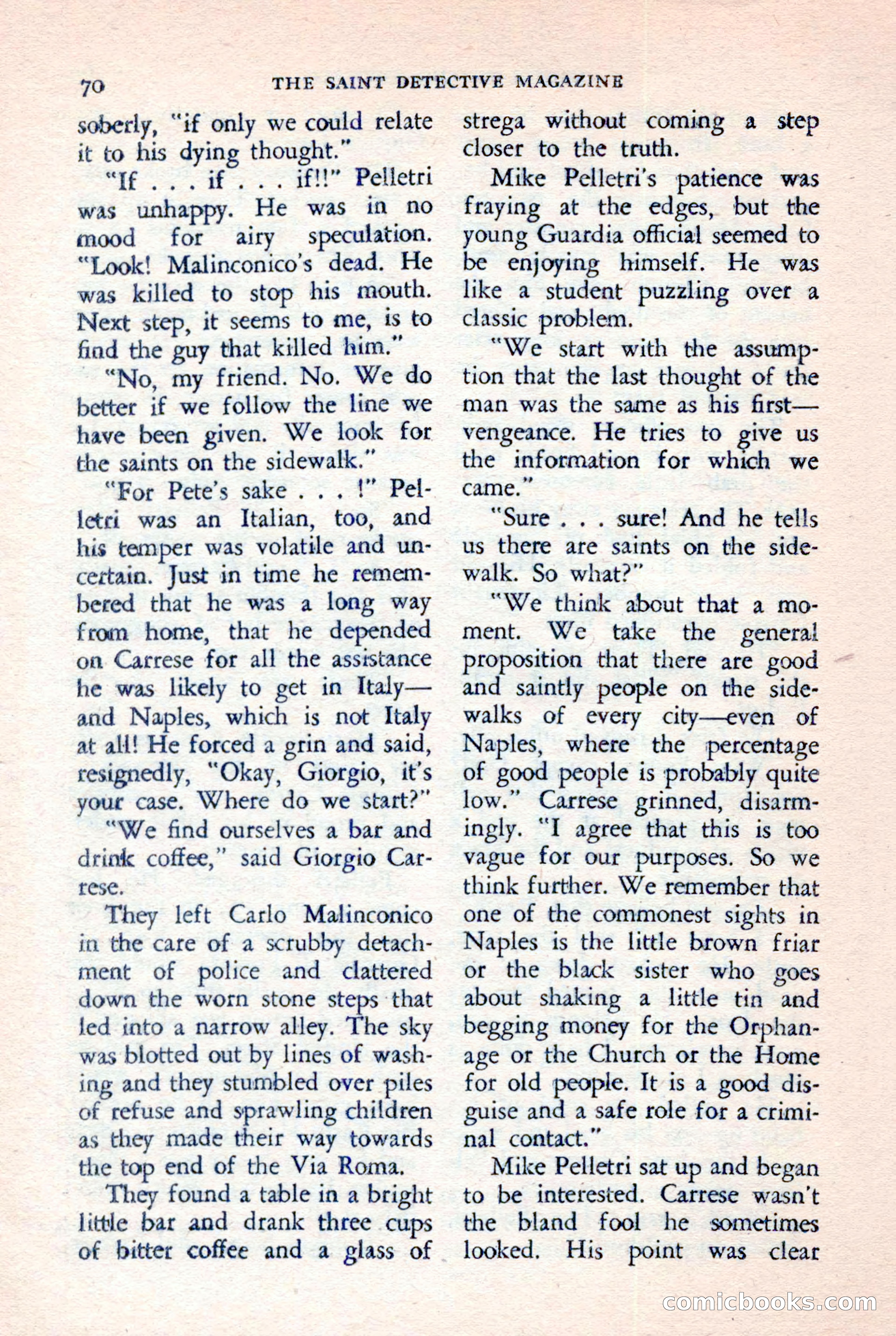 The Saint Detective Magazine, July 1957 — page 72 of 132