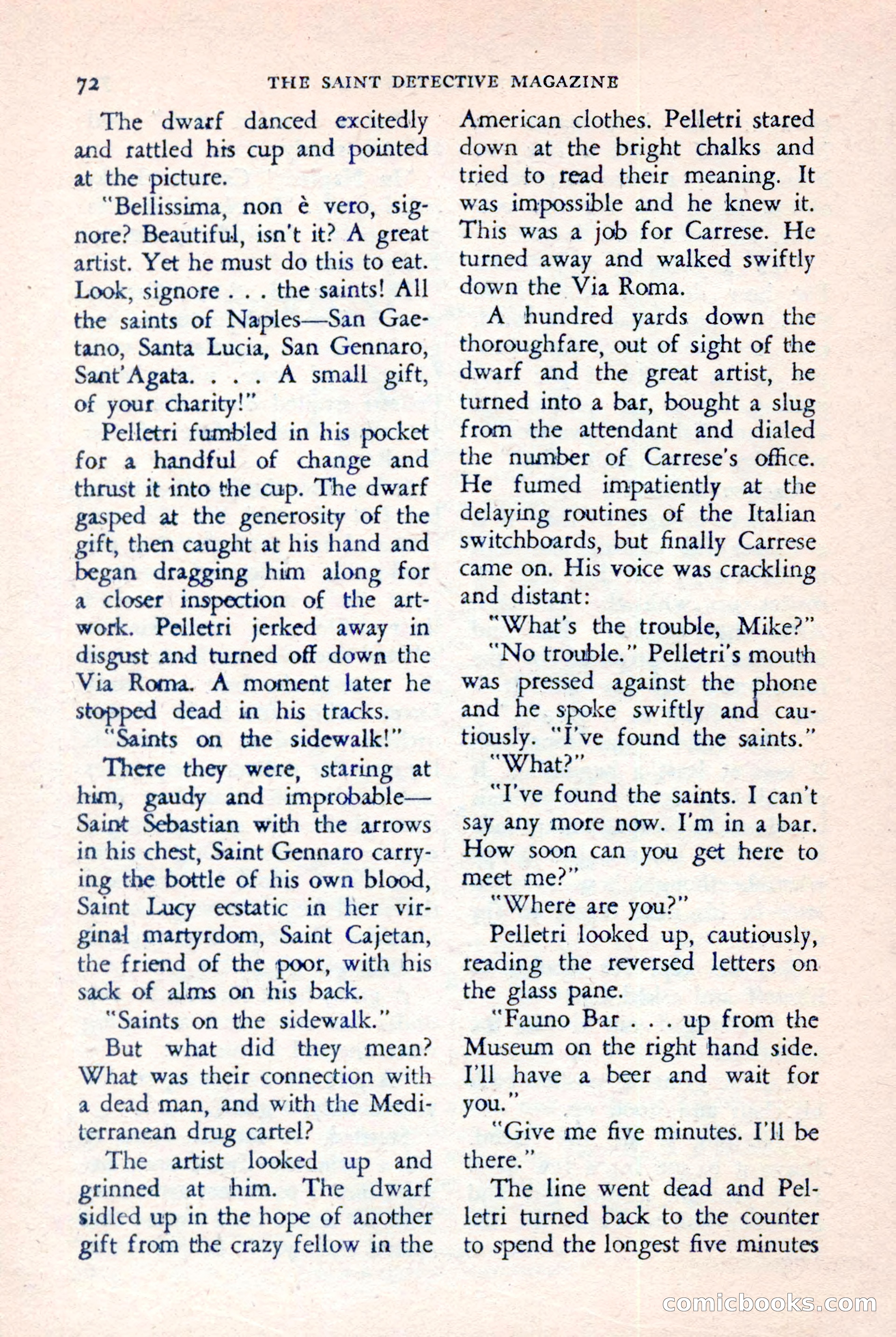The Saint Detective Magazine, July 1957 — page 74 of 132