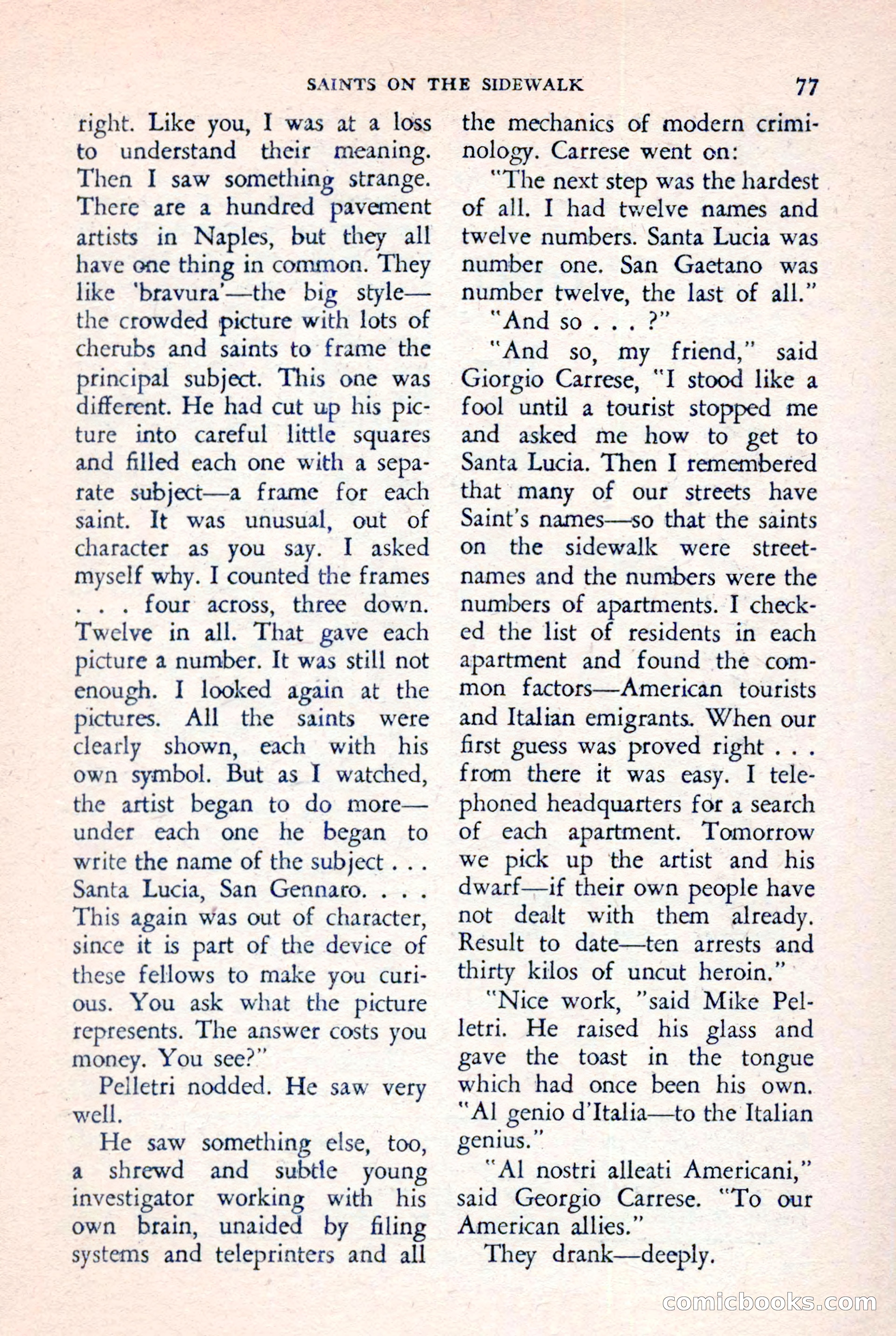 The Saint Detective Magazine, July 1957 — page 79 of 132