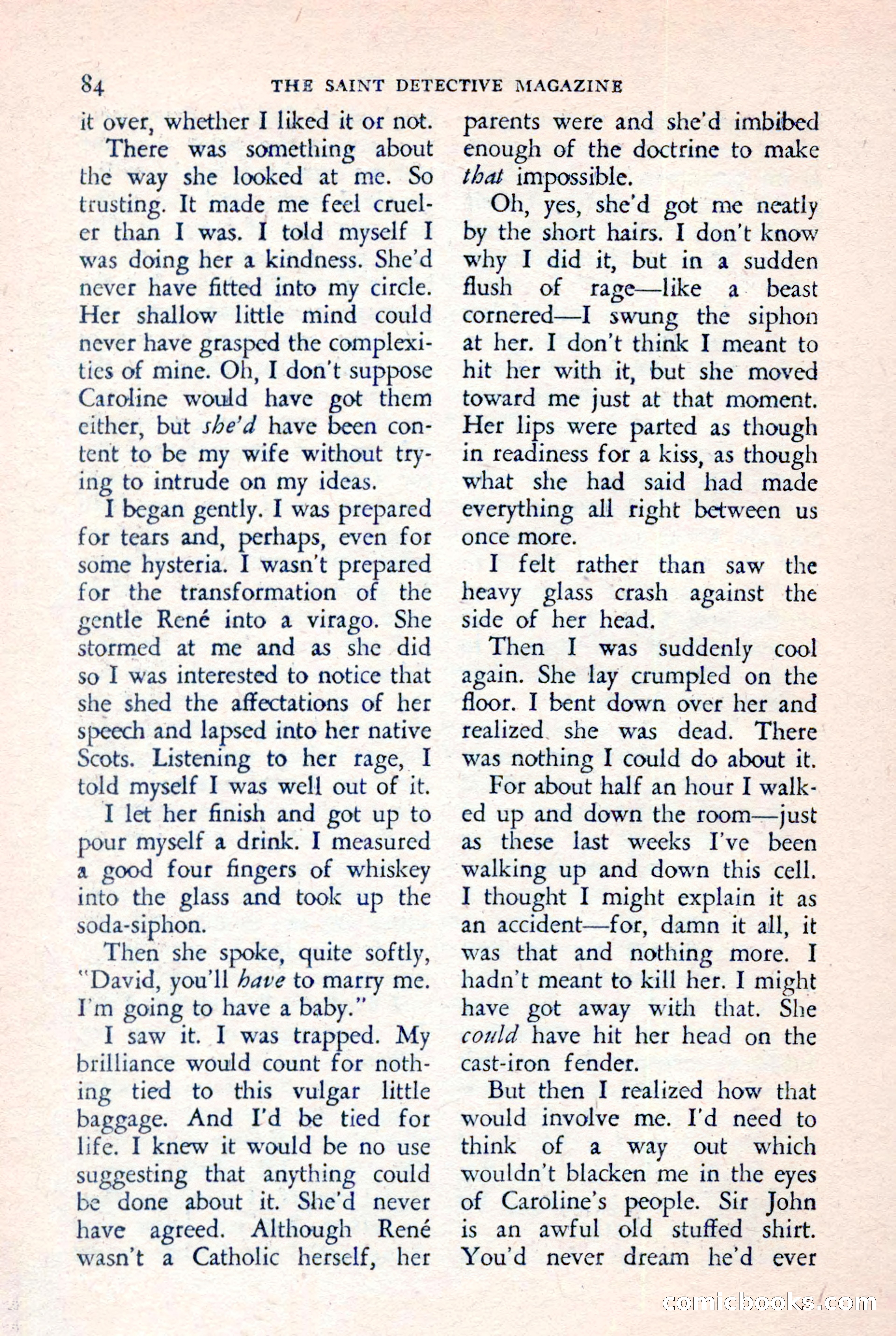 The Saint Detective Magazine, July 1957 — page 86 of 132