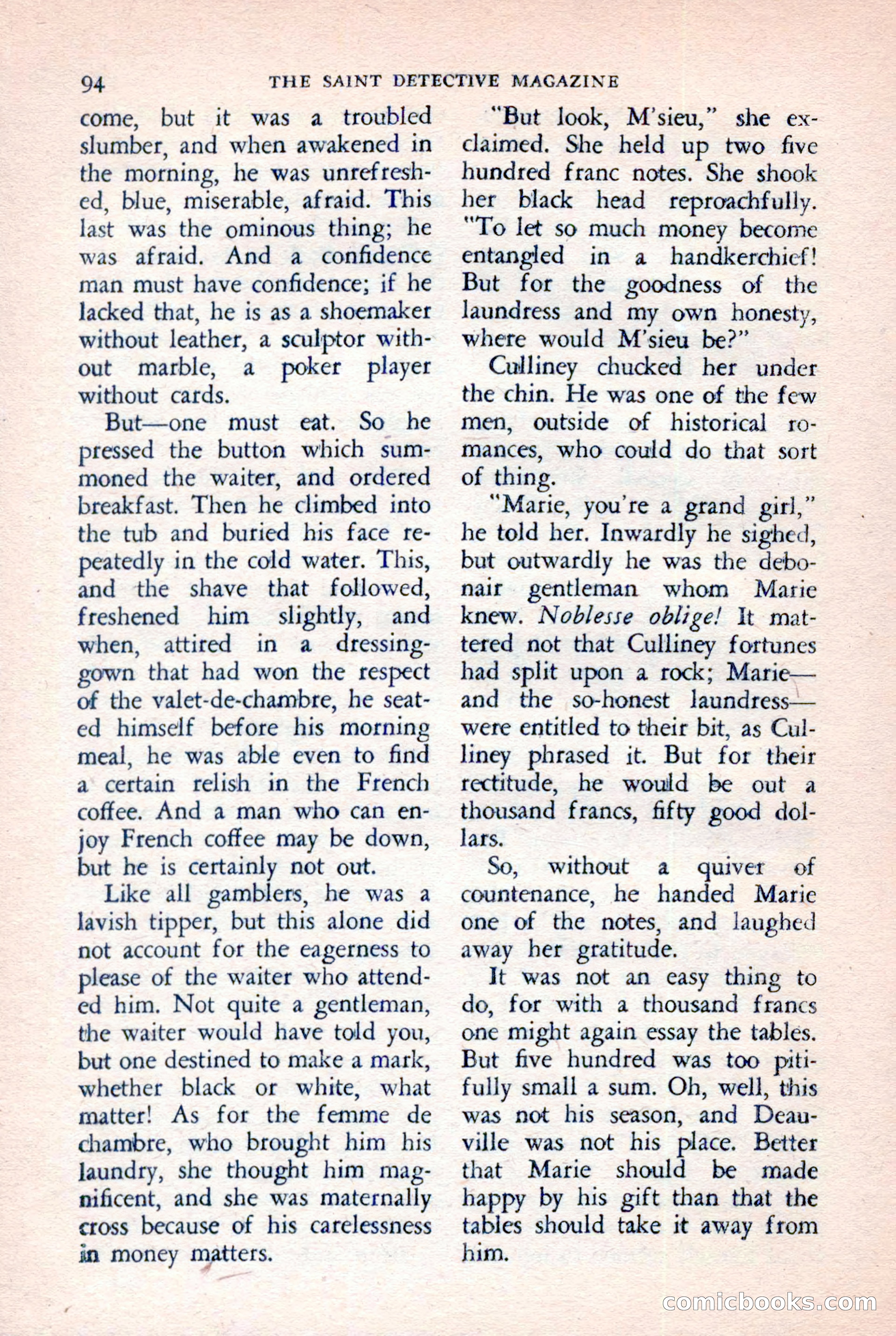 The Saint Detective Magazine, July 1957 — page 96 of 132