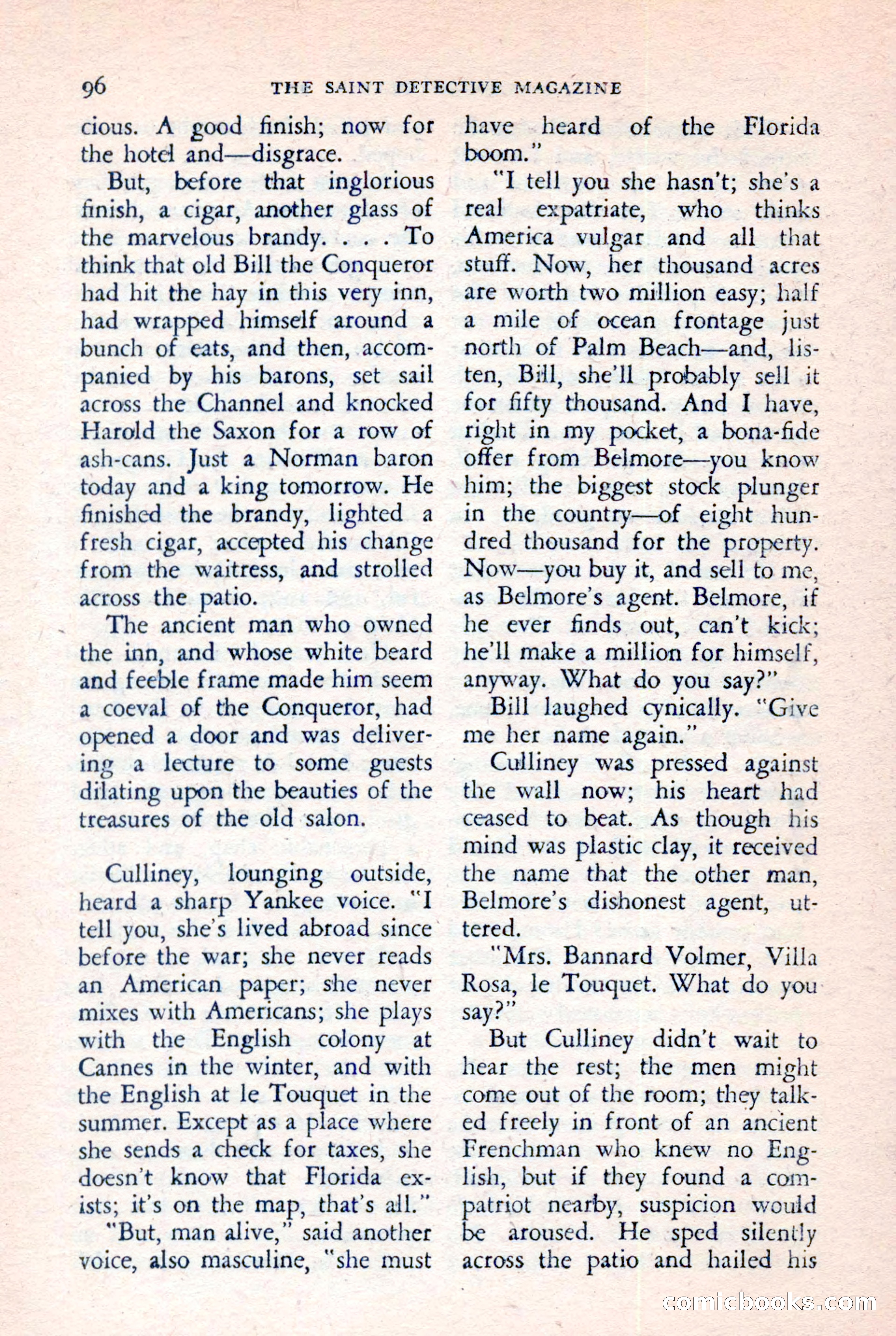 The Saint Detective Magazine, July 1957 — page 98 of 132