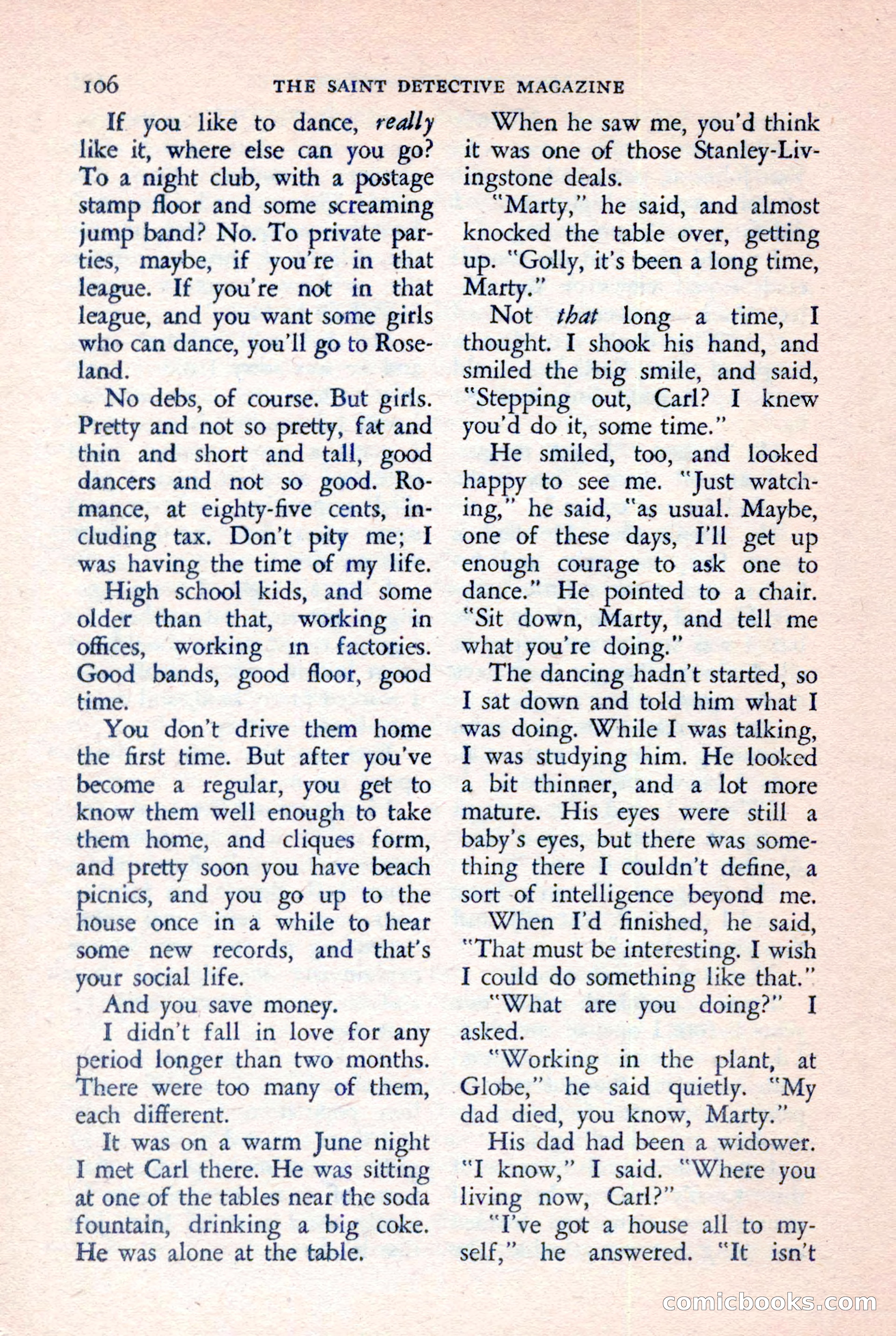 The Saint Detective Magazine, July 1957 — page 108 of 132
