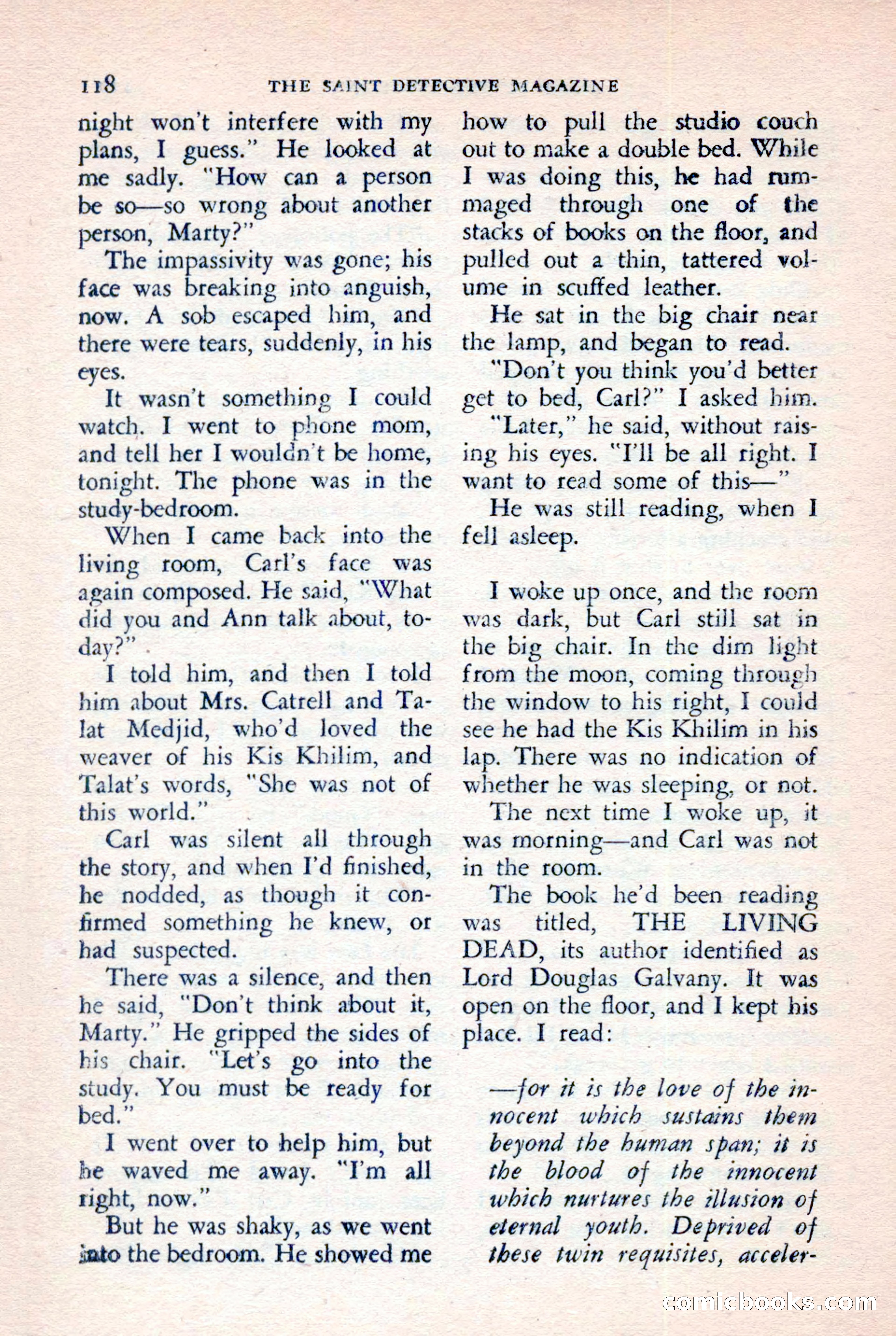 The Saint Detective Magazine, July 1957 — page 120 of 132