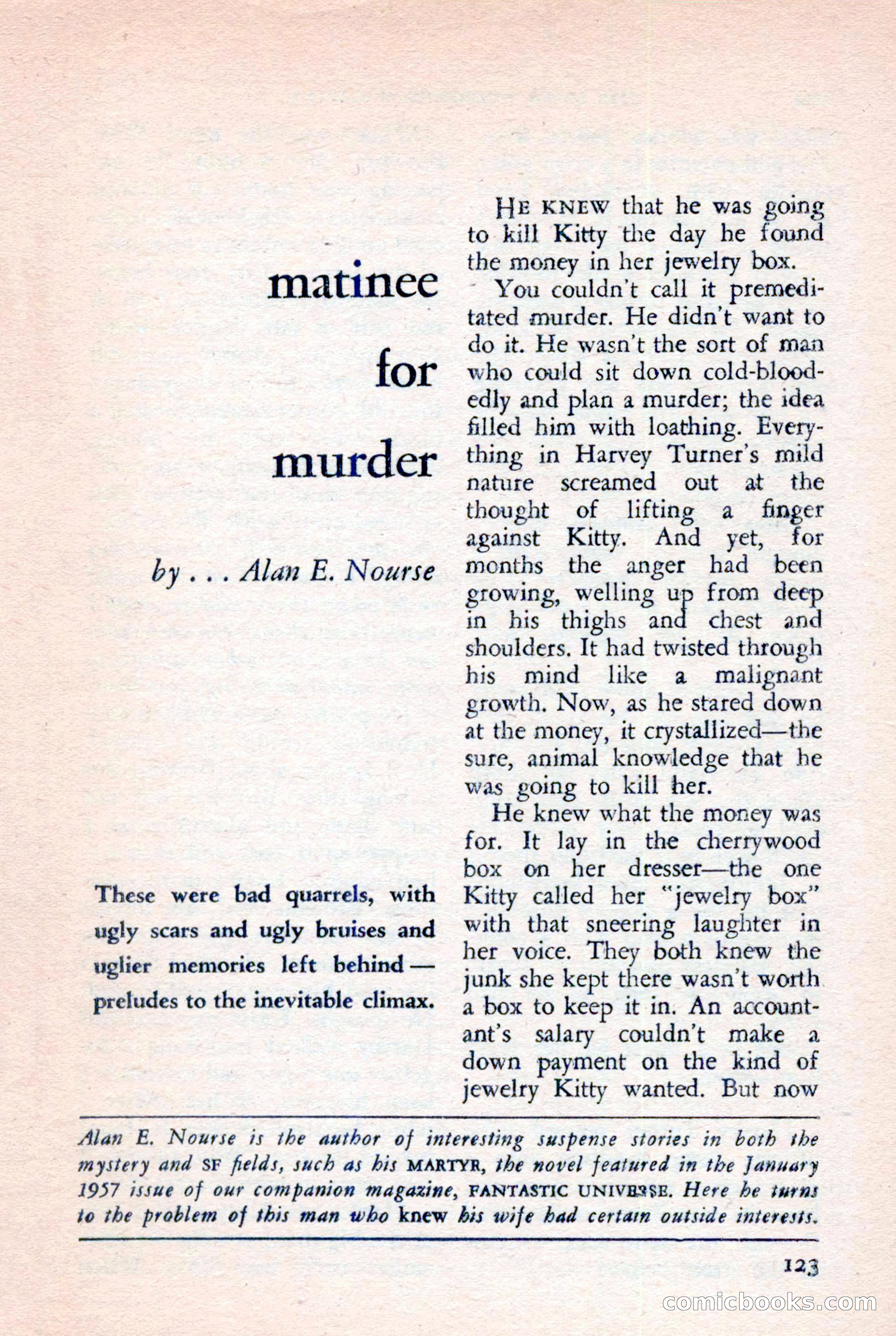 The Saint Detective Magazine, July 1957 — page 125 of 132