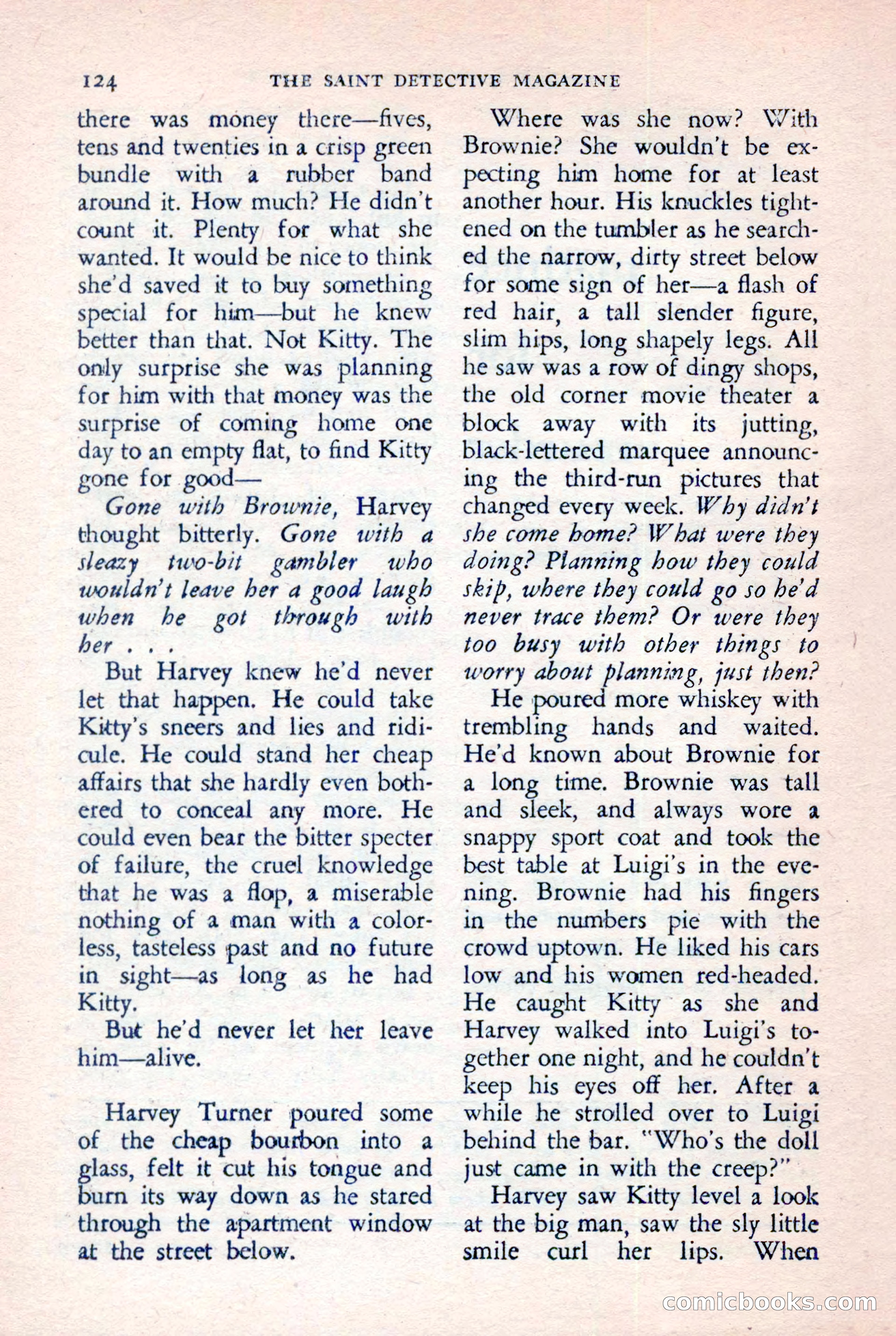 The Saint Detective Magazine, July 1957 — page 126 of 132