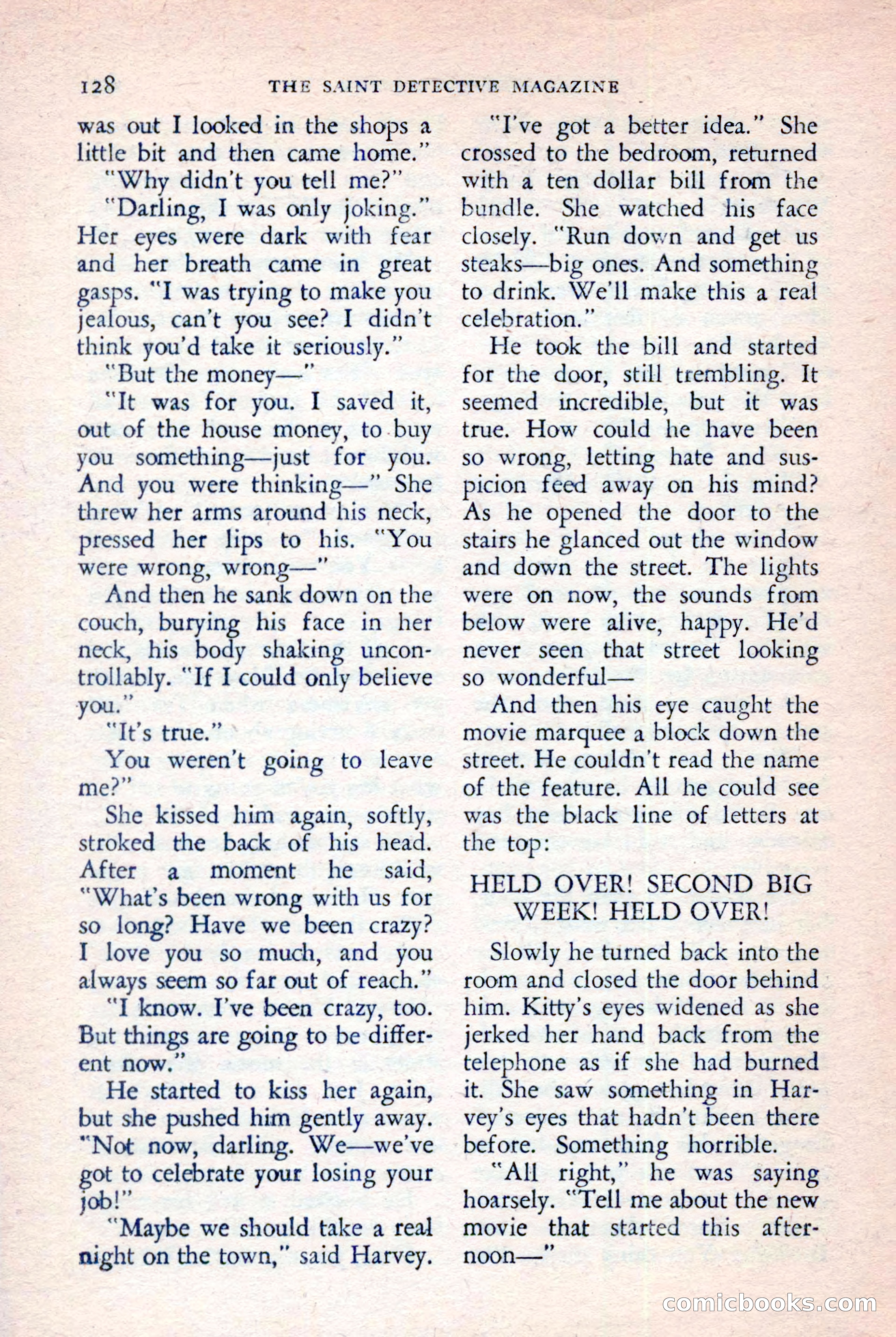 The Saint Detective Magazine, July 1957 — page 130 of 132
