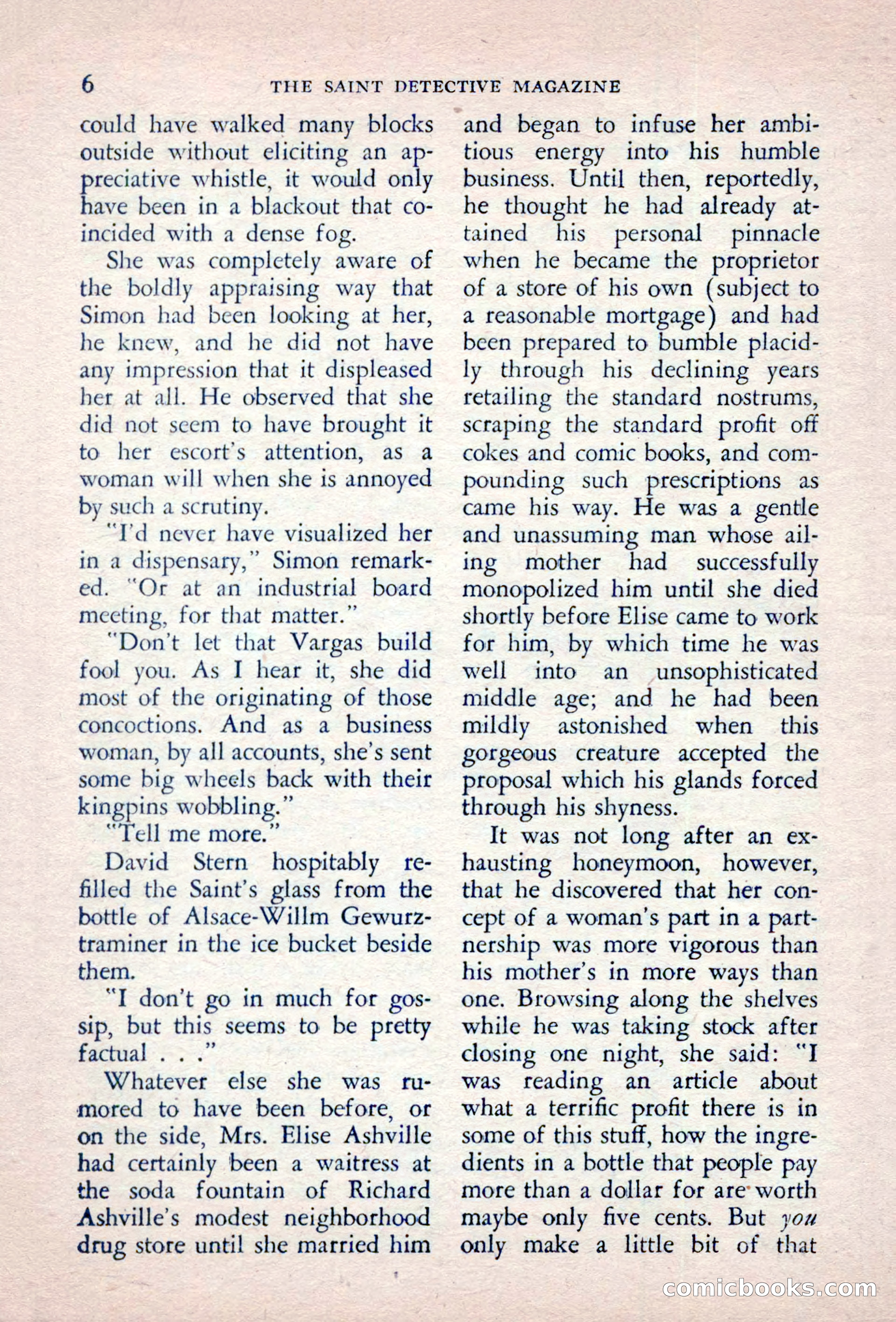 The Saint Detective Magazine, September 1957 — page 8 of 132