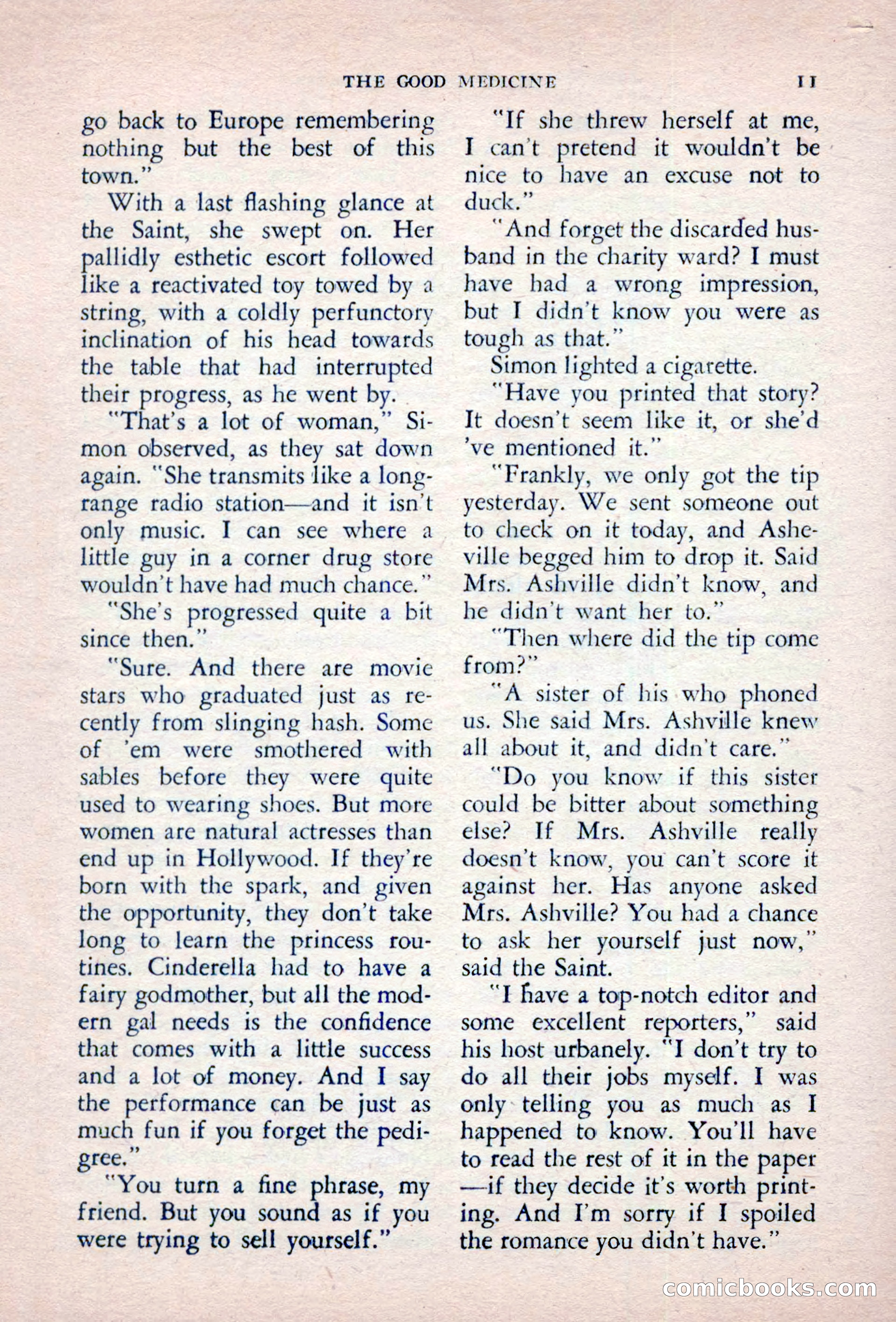 The Saint Detective Magazine, September 1957 — page 13 of 132