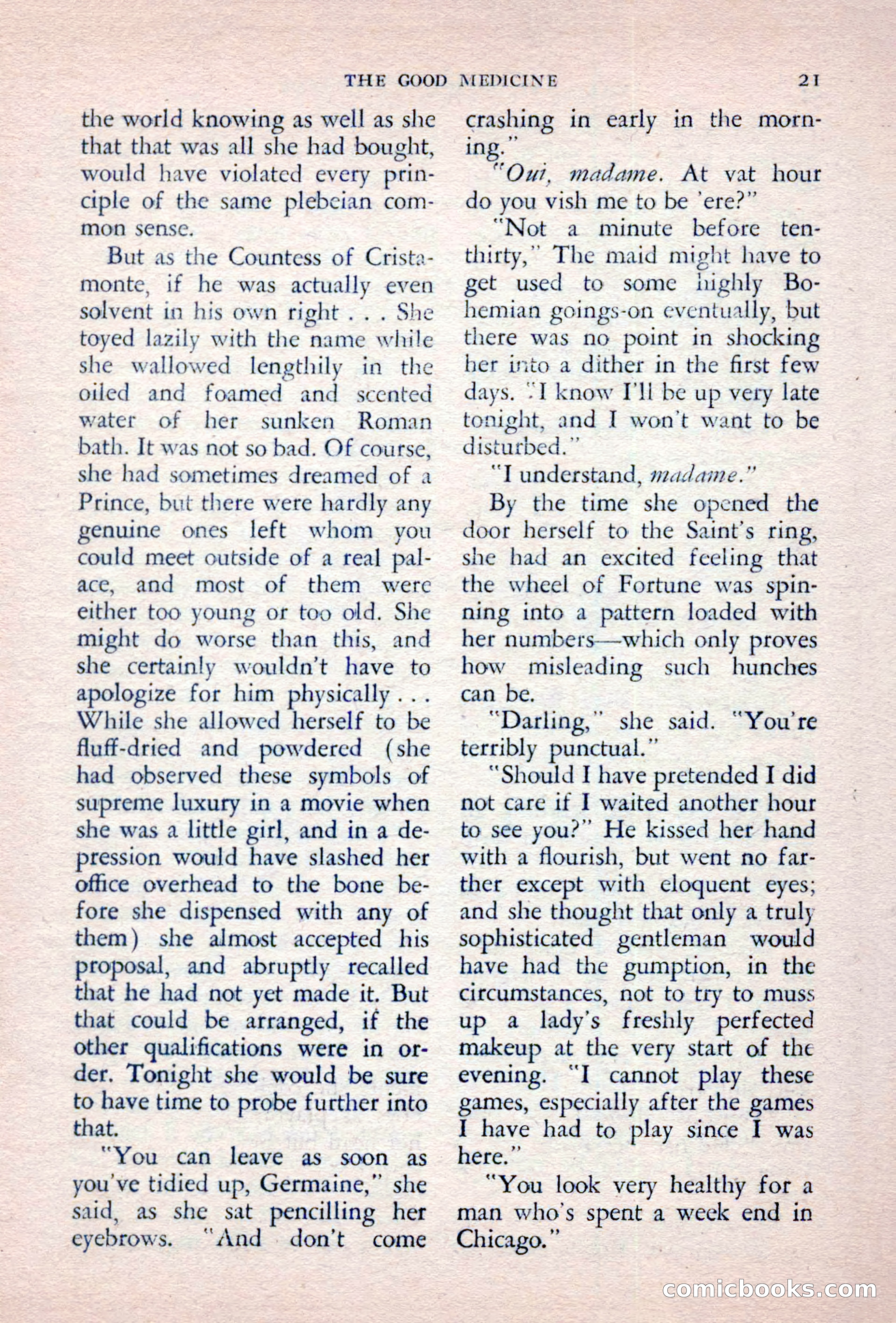The Saint Detective Magazine, September 1957 — page 23 of 132