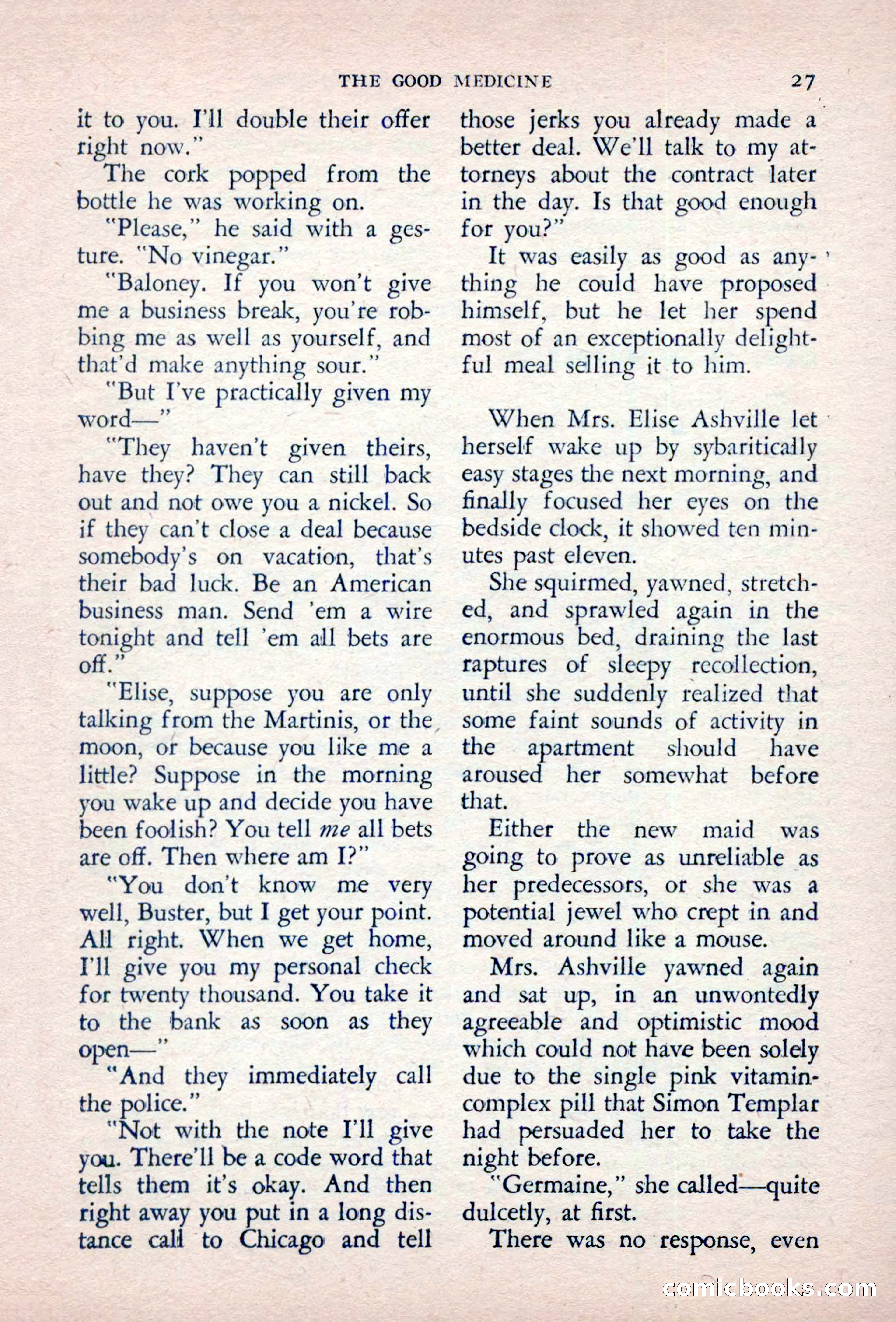 The Saint Detective Magazine, September 1957 — page 29 of 132