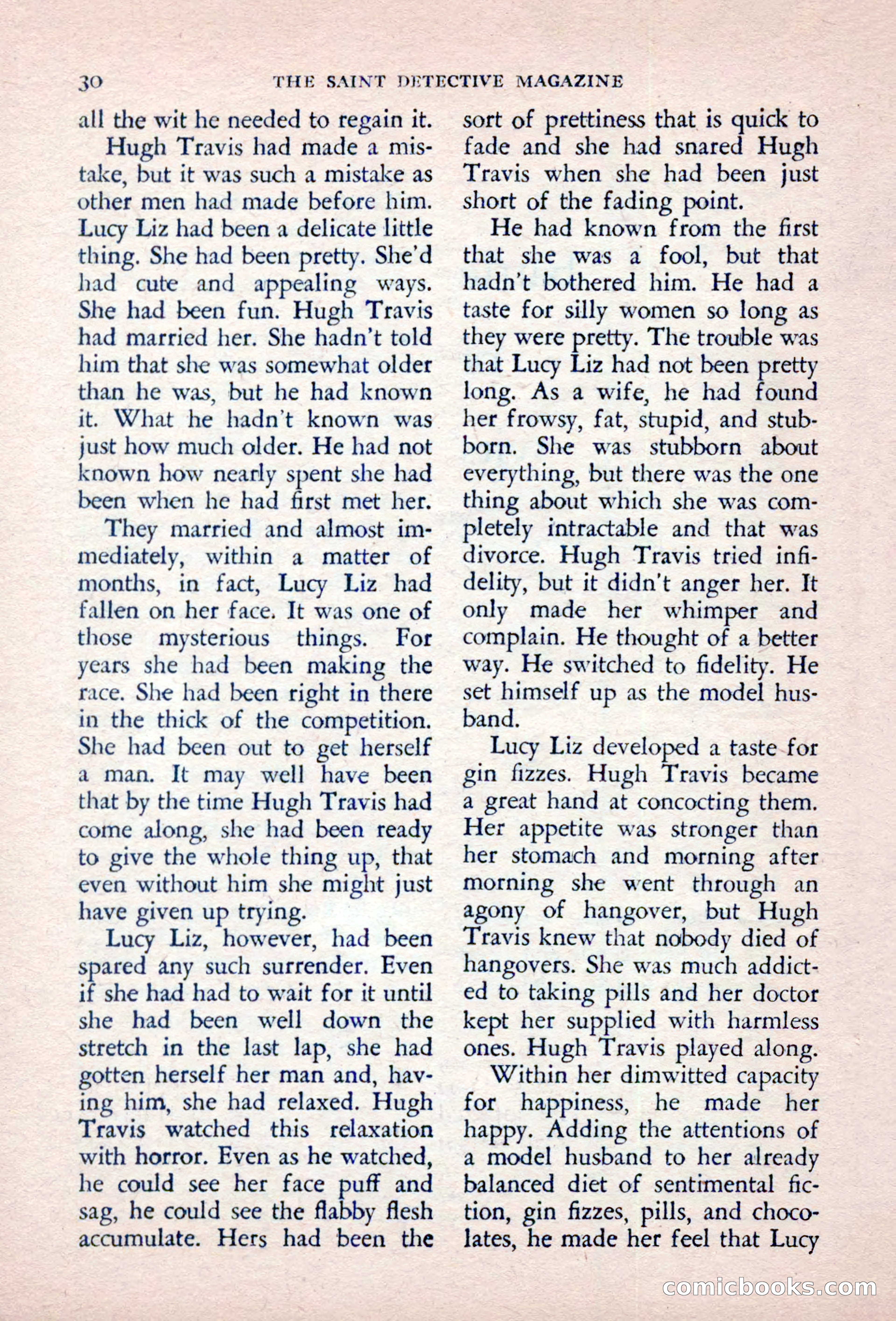 The Saint Detective Magazine, September 1957 — page 32 of 132