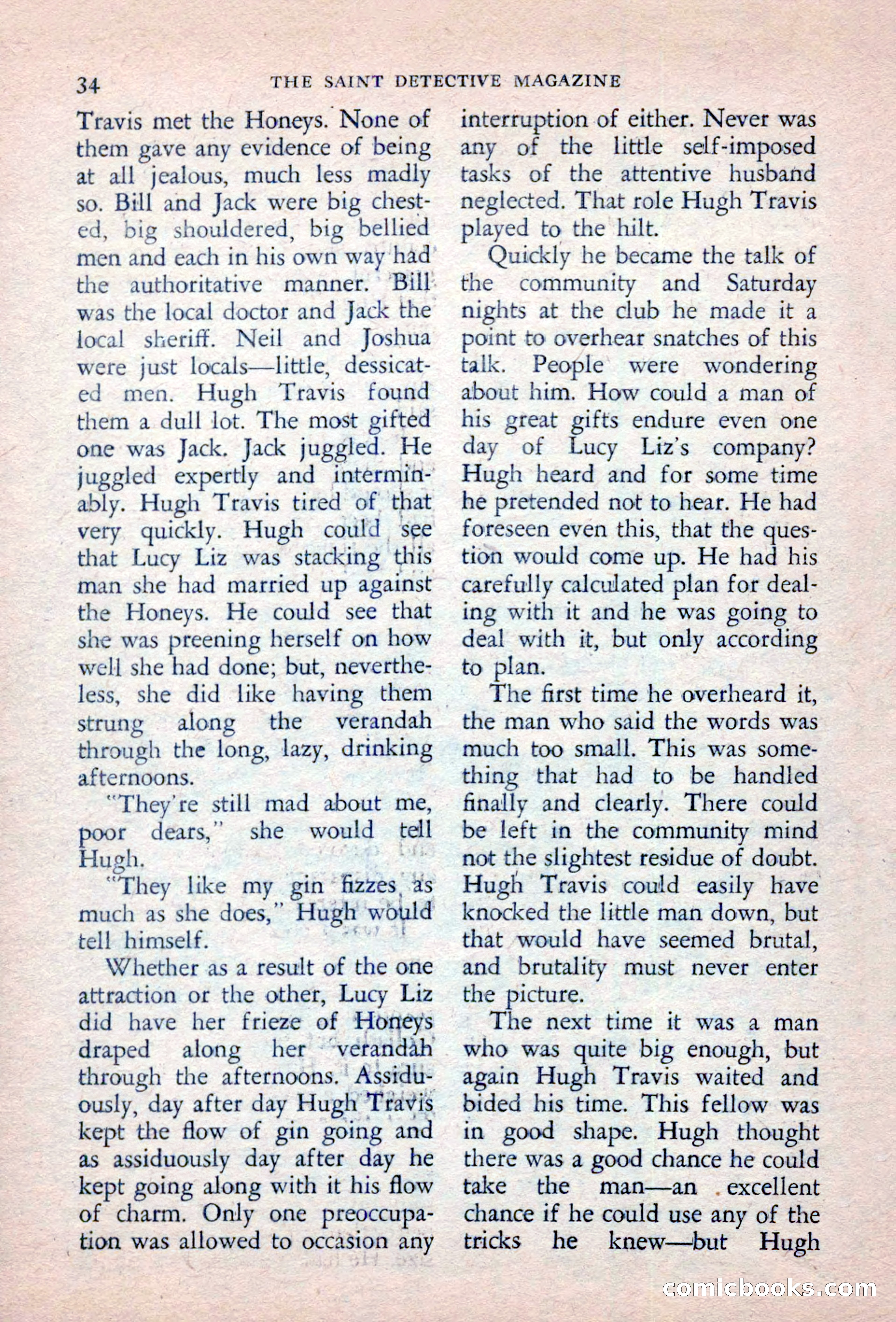 The Saint Detective Magazine, September 1957 — page 36 of 132