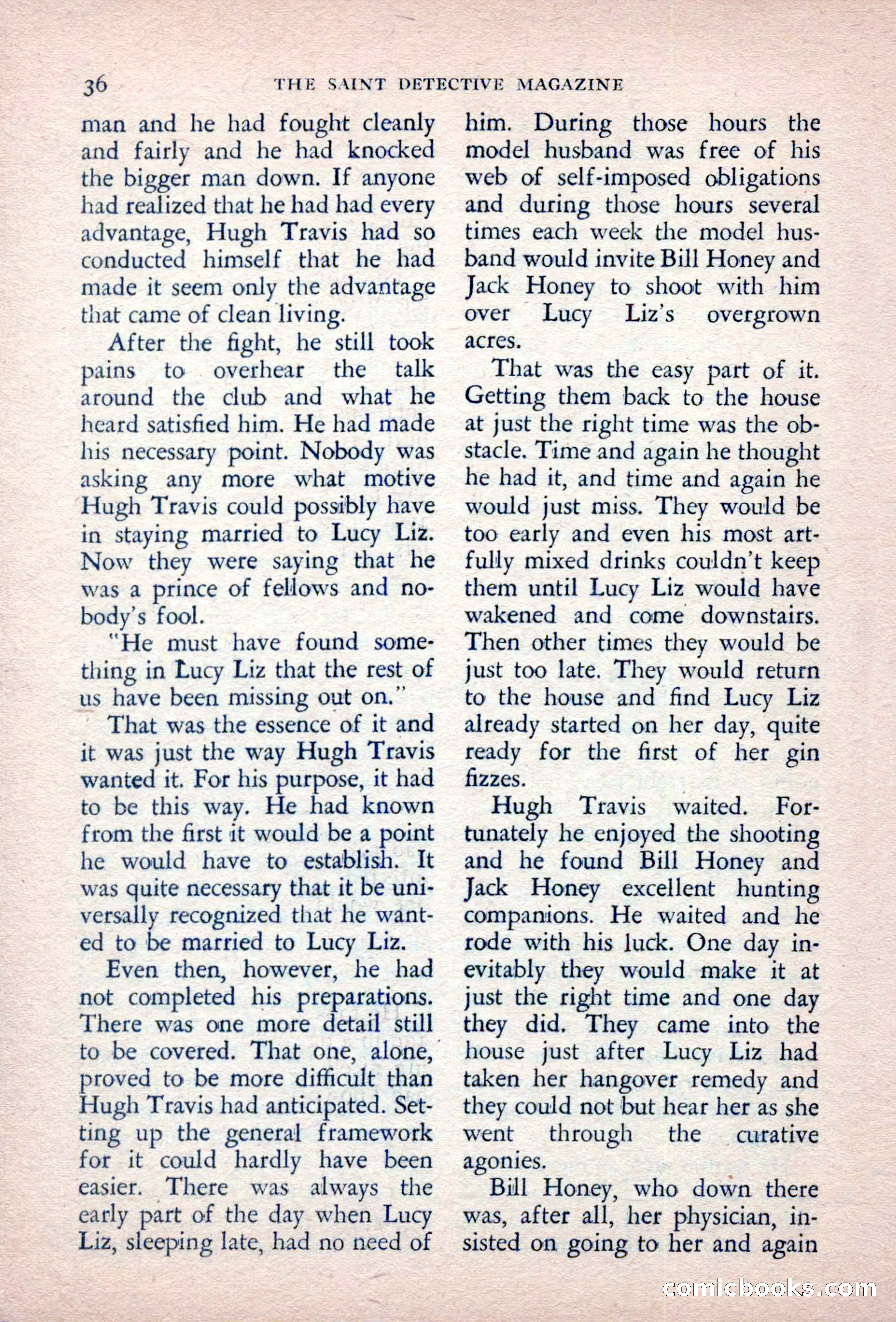 The Saint Detective Magazine, September 1957 — page 38 of 132